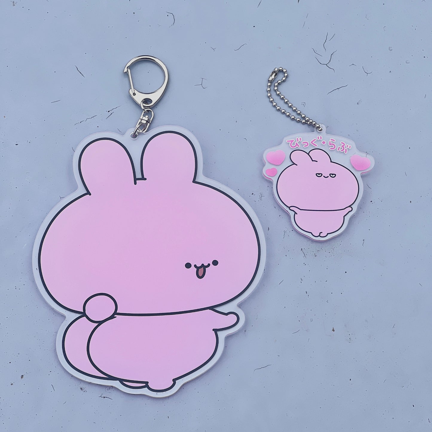 【あさみみちゃん】シークレットあり♪半目で愛を伝えるランダムアクキー（全3種）【2月中旬発送】