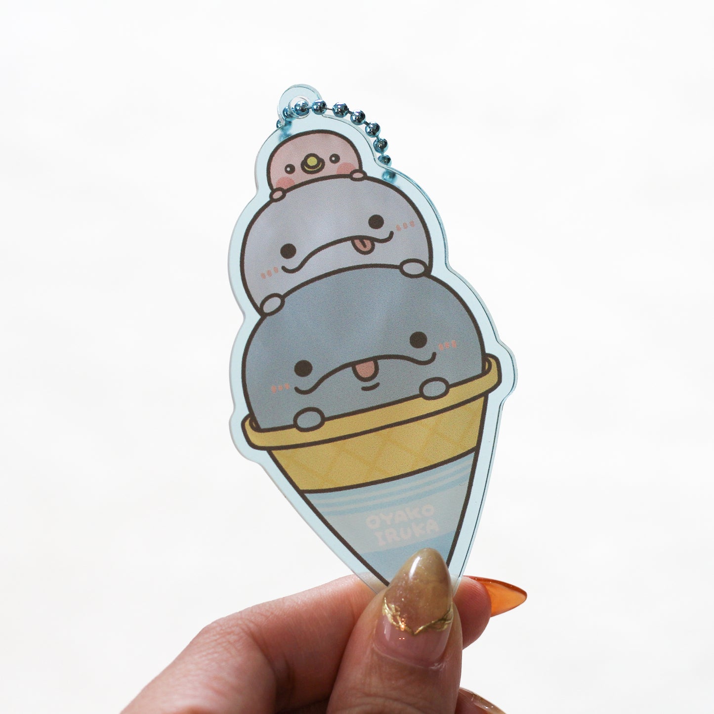 [OYAKOIRUKA] Porte-clés acrylique glace [Expédition fin août]