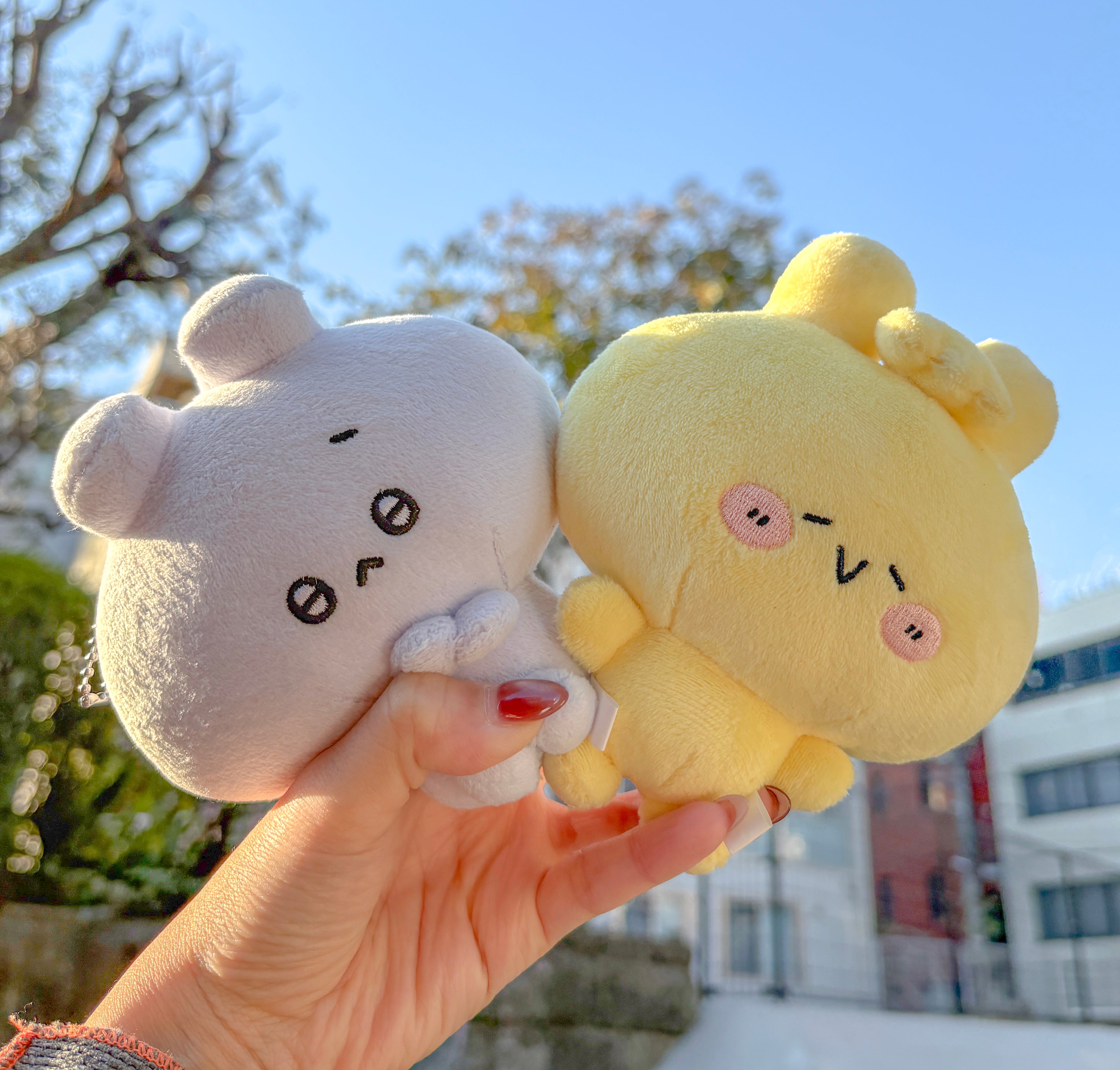 ♡pream 作家さん ぬいぐるみマスコット キーホルダー♡ あさみみちゃん】しあわせちゃんぬいぐるみキーホルダー