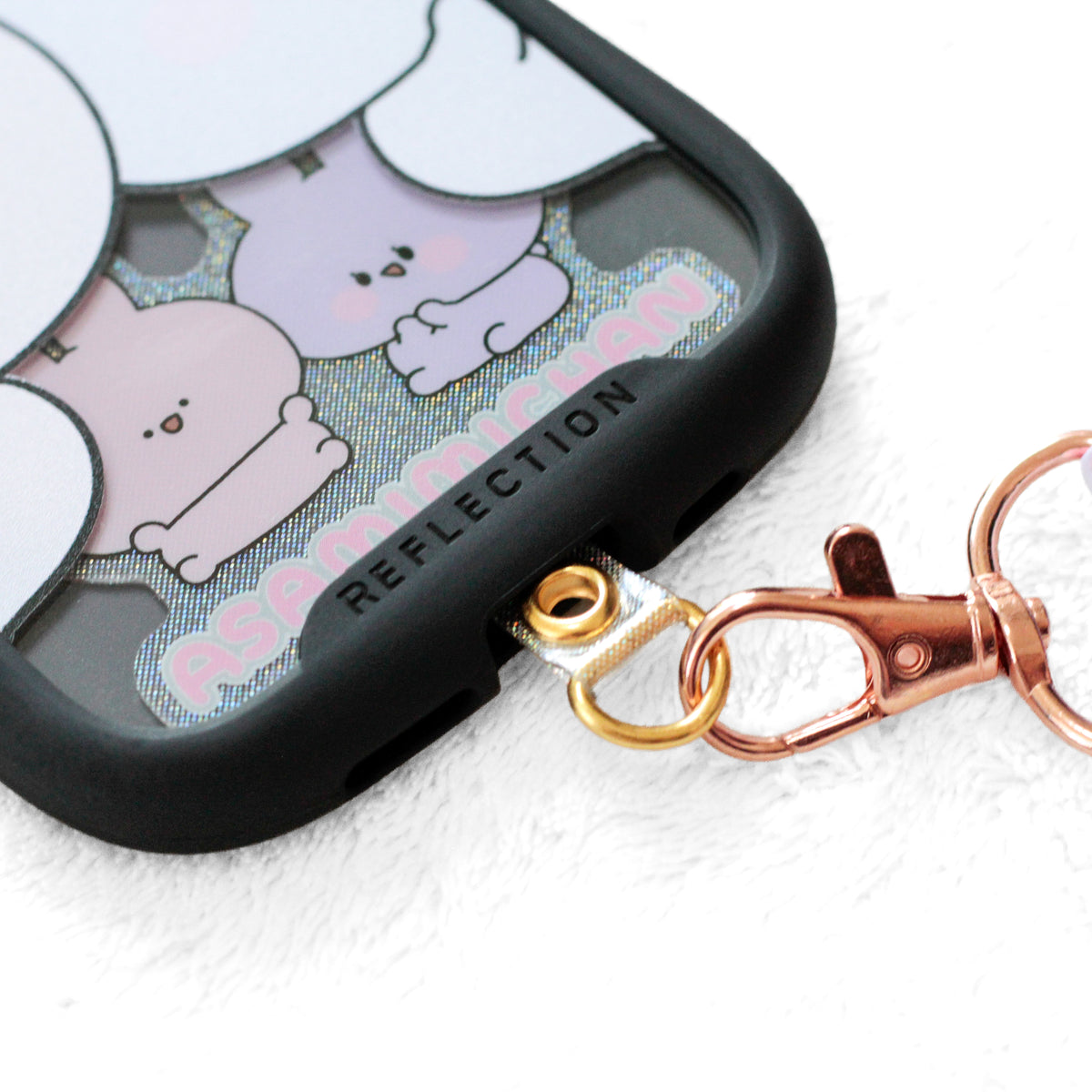 [ASAMIMICHAN] Grip iPhone Case & Strap Set [Shipping in late-October]