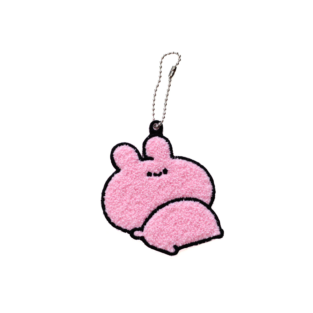 【あさみみちゃん】サガラ刺繍ワッペンキーホルダー【10月下旬発送】