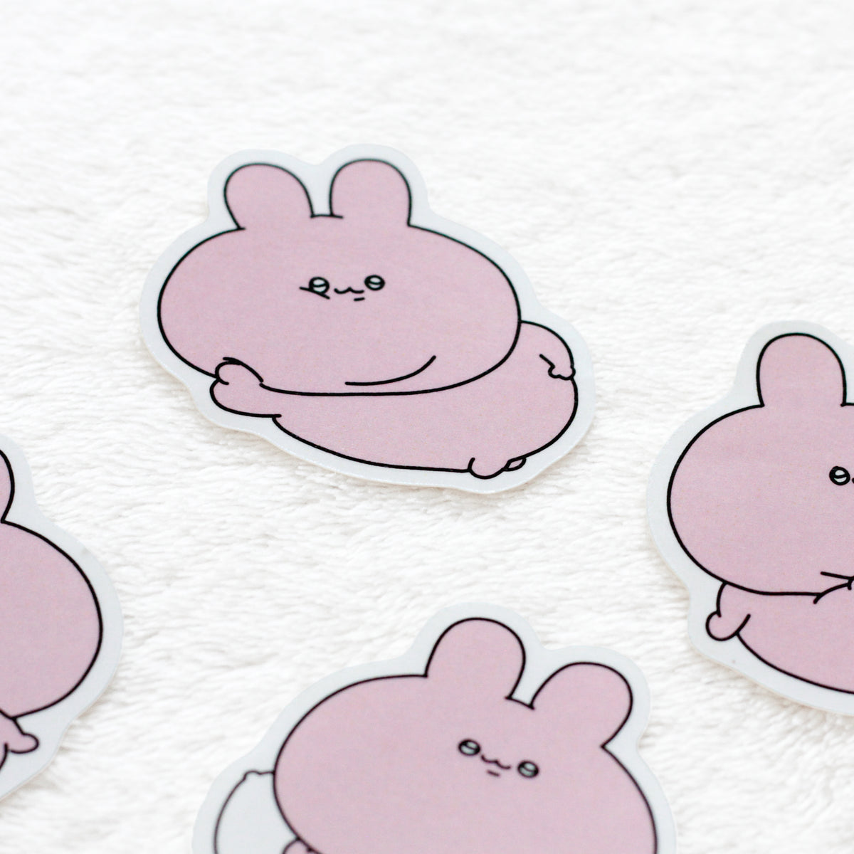 【あさみみちゃん】ぽっちゃりステッカーセット（5枚入り）【10月下旬発送】