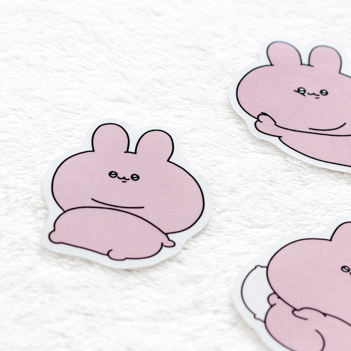【あさみみちゃん】ぽっちゃりステッカーセット（5枚入り）【10月下旬発送】