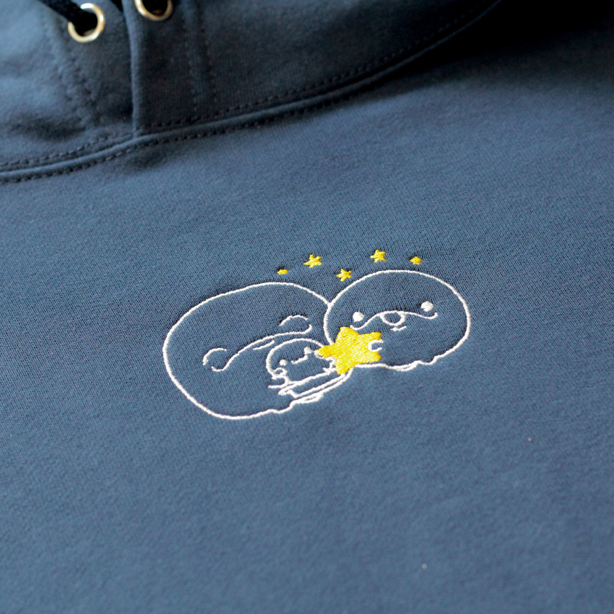 【親子イルカ】刺繍パーカー【11月下旬発送】
