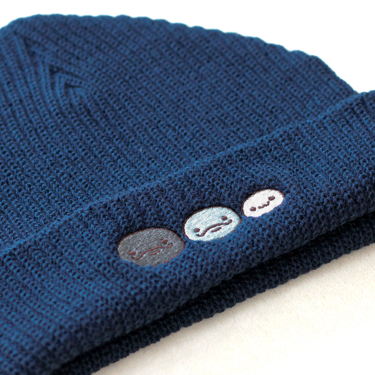 【親子イルカ】刺繍ニット帽【11月下旬発送】