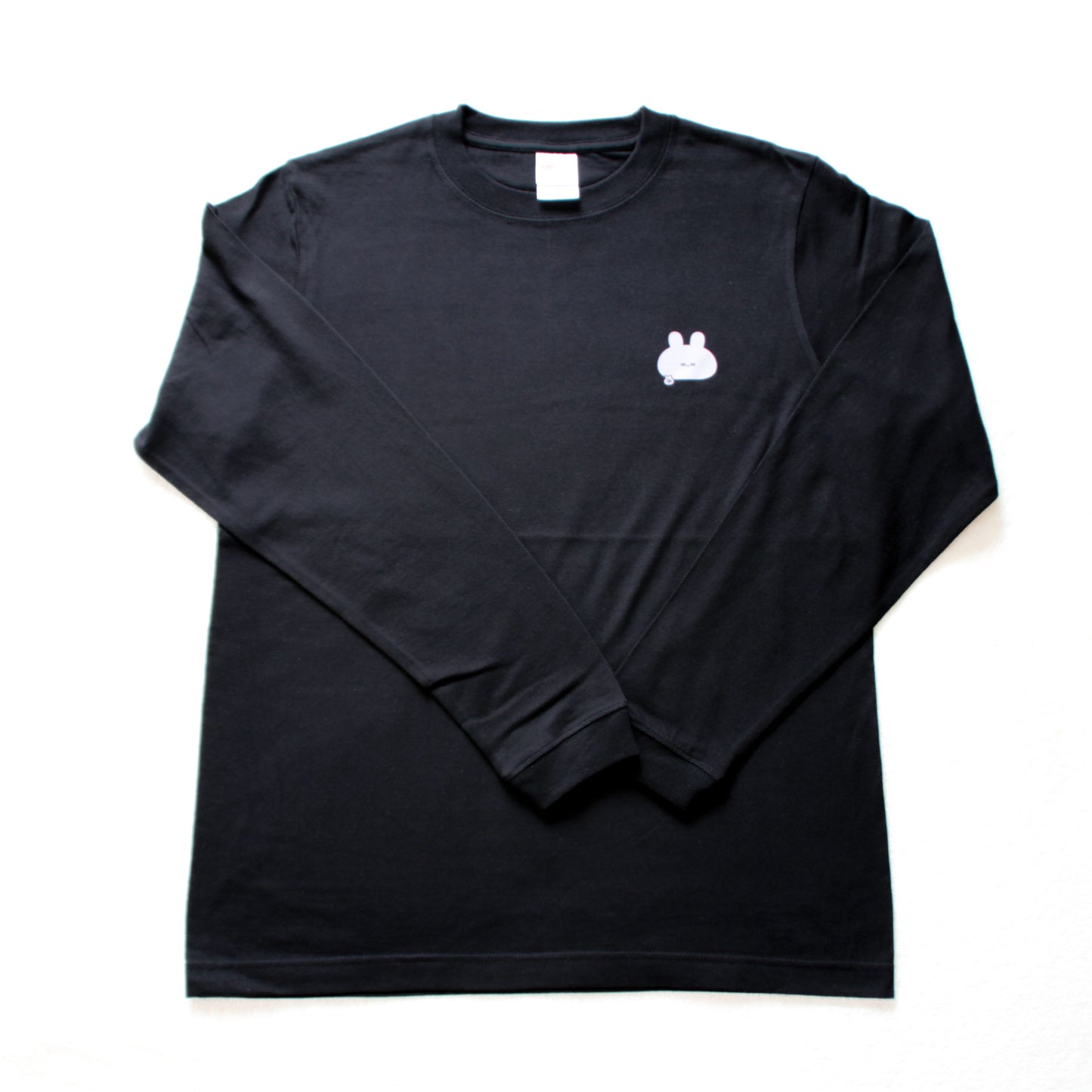 【あさみみちゃん】ワンポイント半目プリント長袖Tシャツ【10月中旬発送】