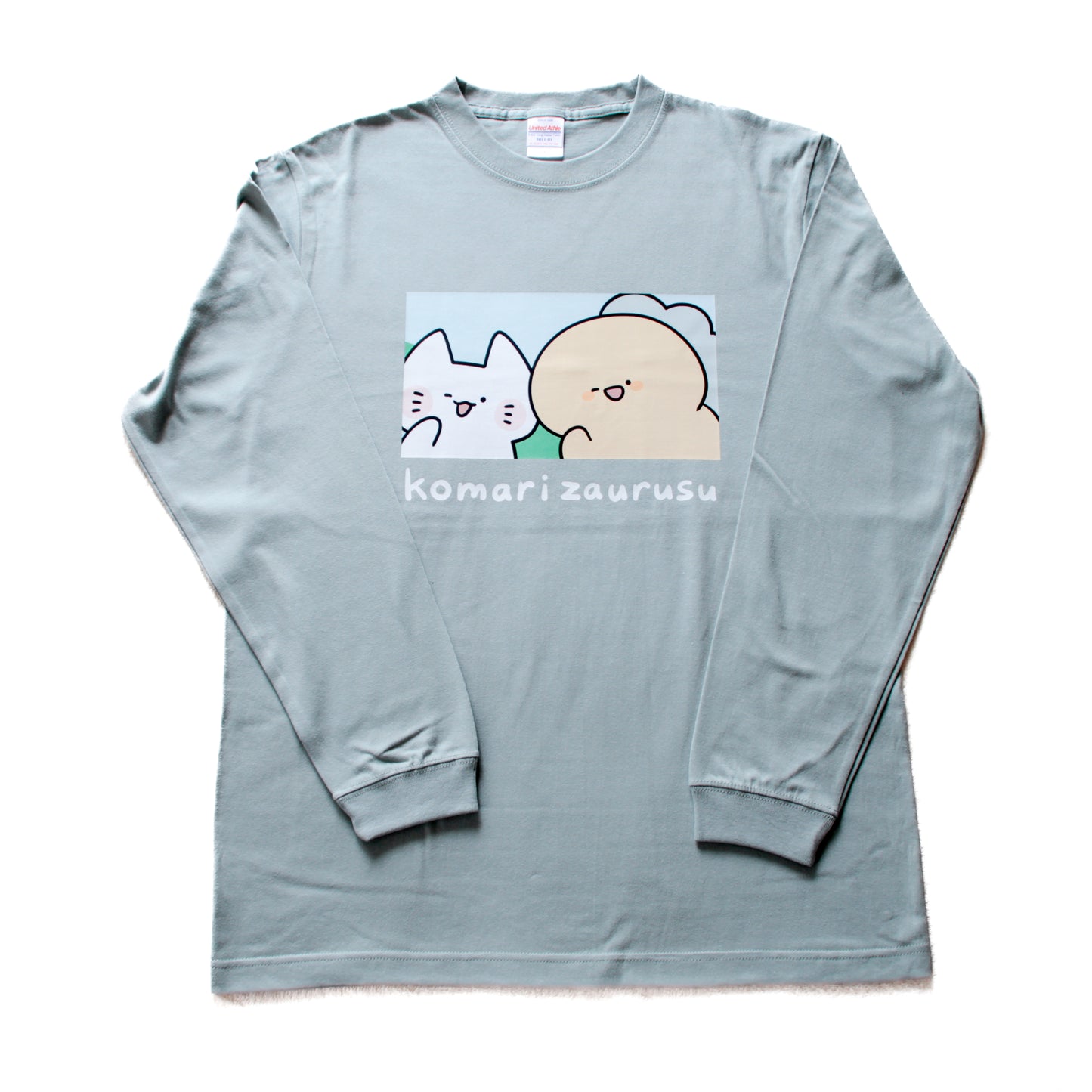 [KOMARIZAURUSU] Two-person Print Long Sleeve T-Shirt [Shipping in mid-October]