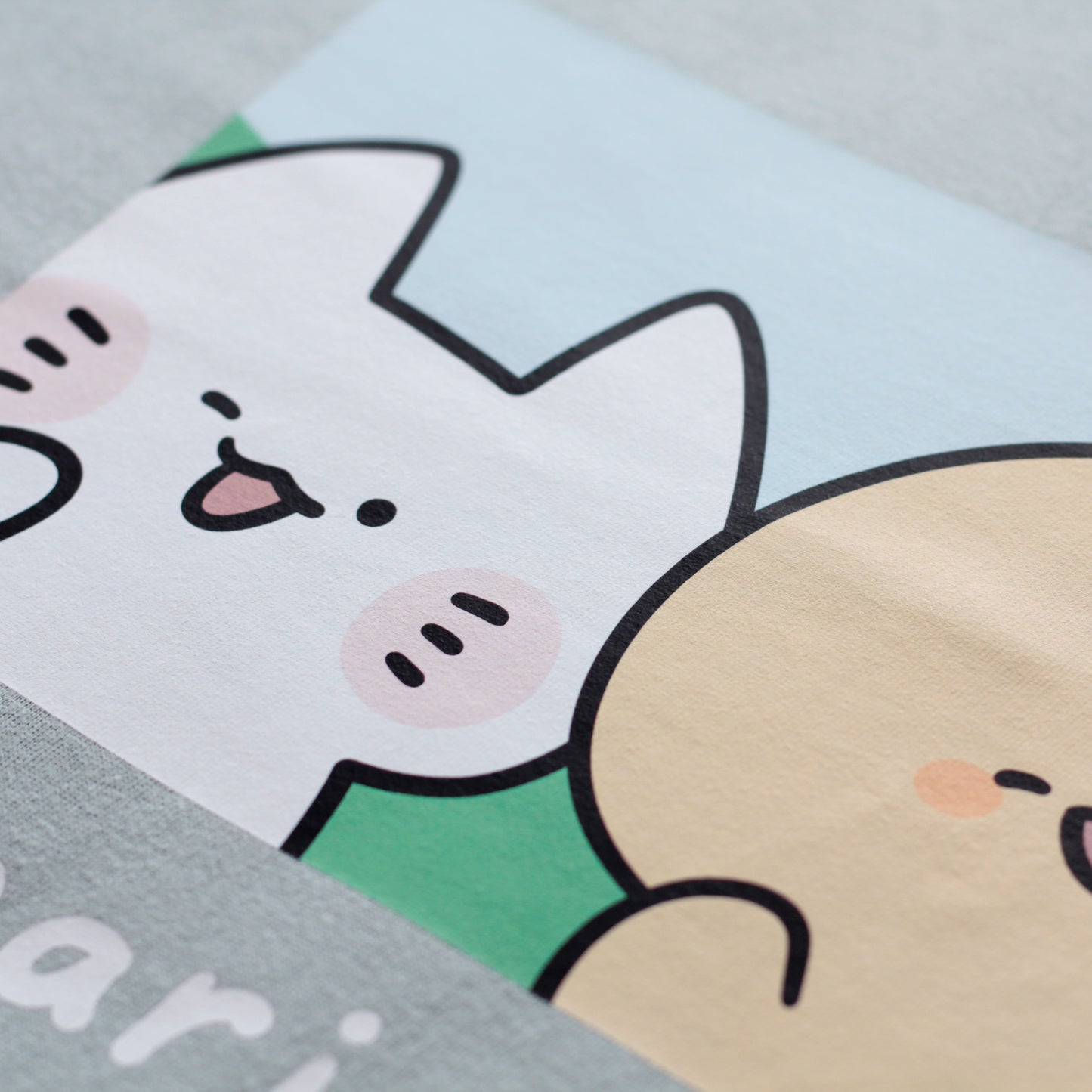 [KOMARIZAURUSU] Two-person Print Long Sleeve T-Shirt [Shipping in mid-October]