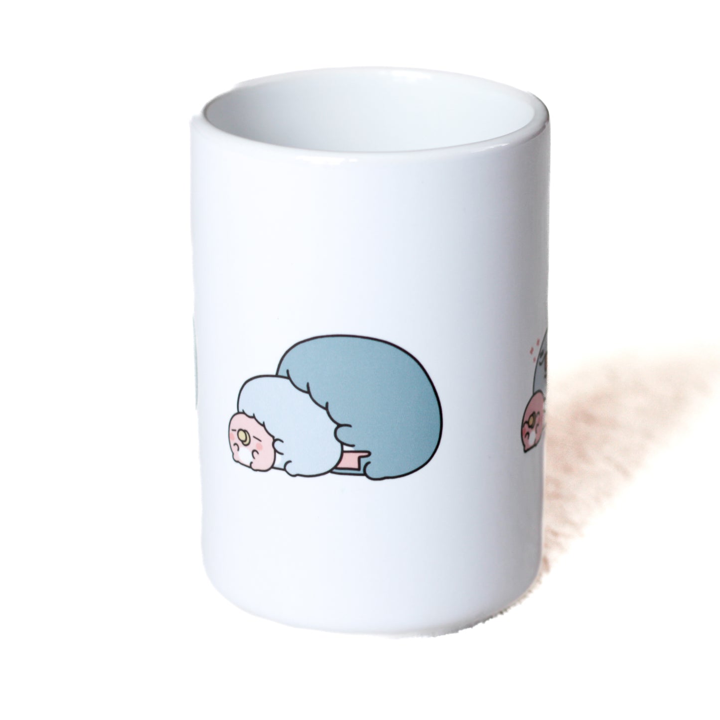 【親子イルカ】湯呑み【10月中旬発送】