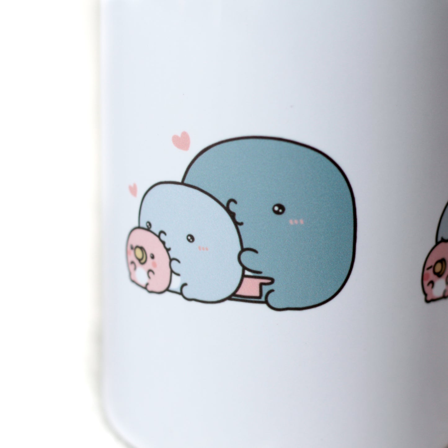 【親子イルカ】湯呑み【10月中旬発送】