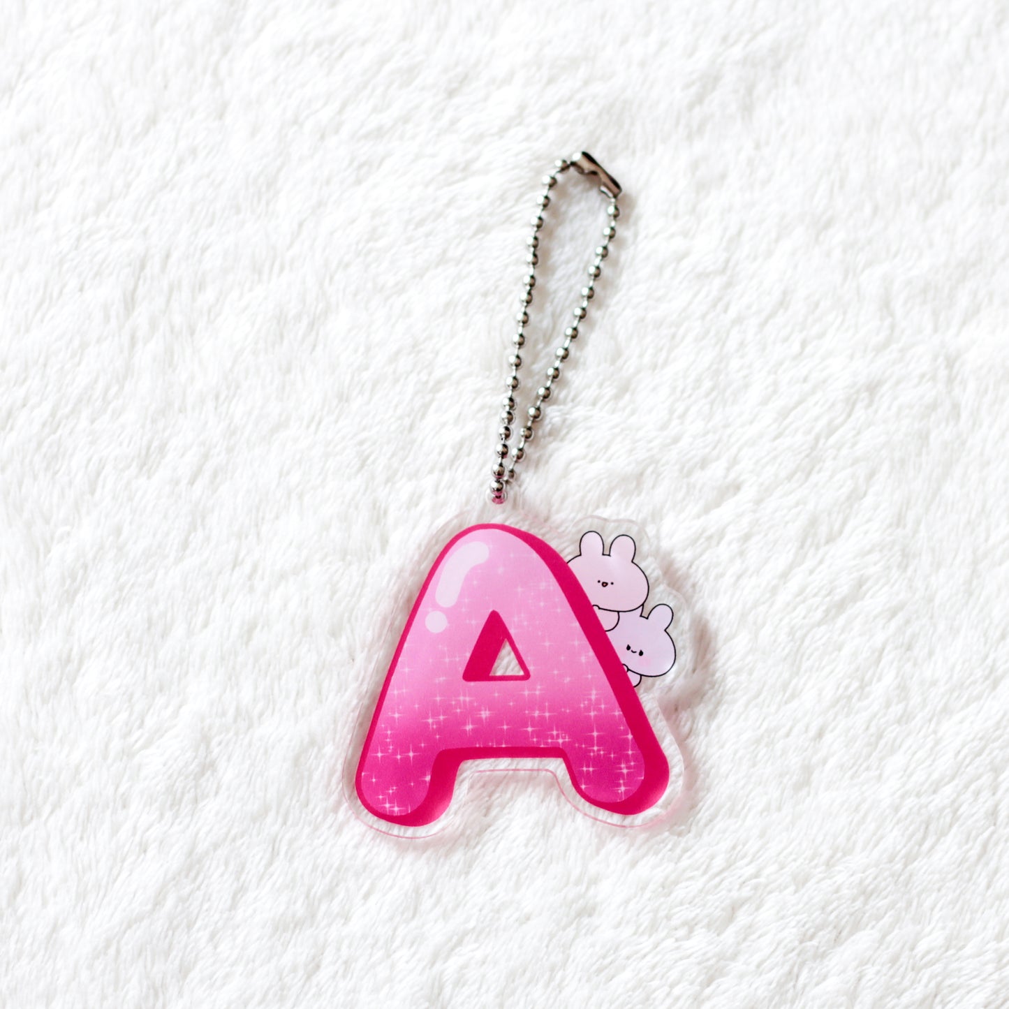 [ASAMIMICHAN] ASAMIMI ALPHABET♡ Acrylic Key Holder [Shipping in mid-October]