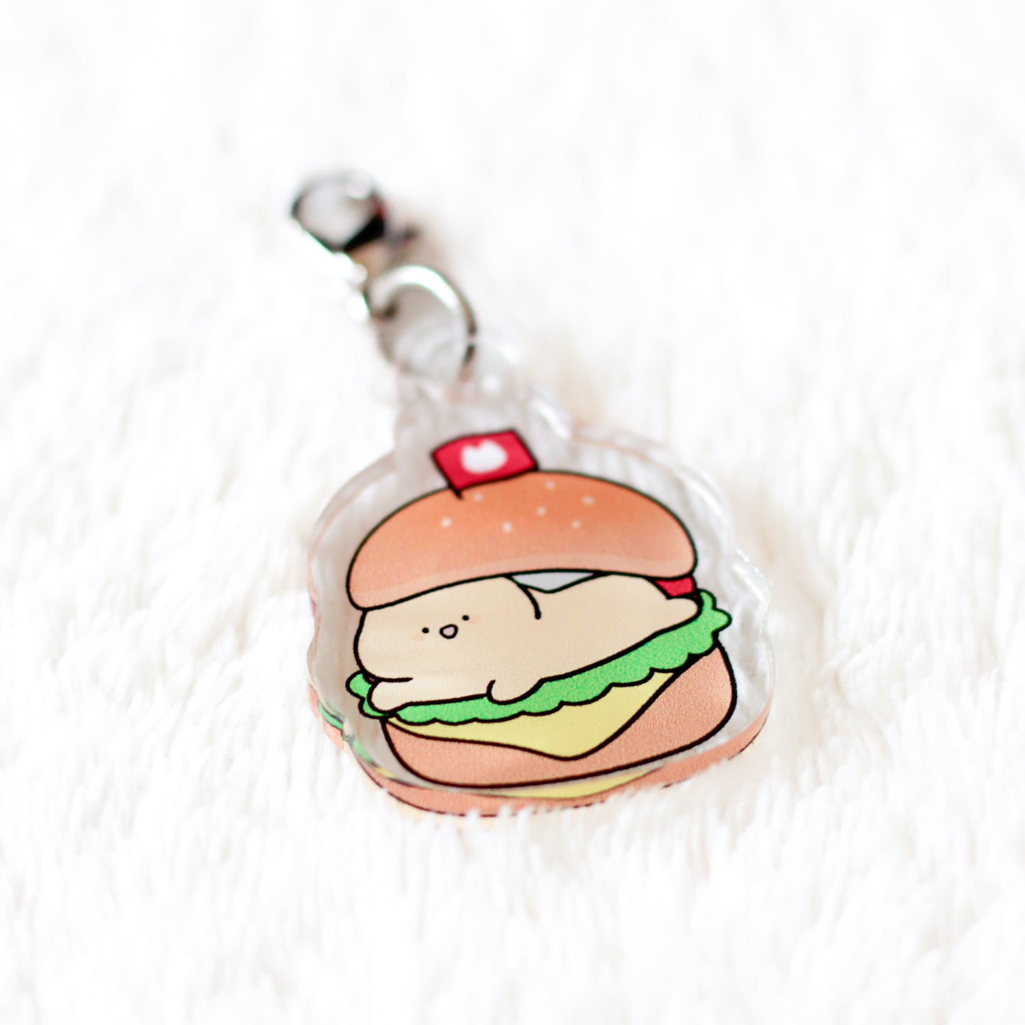 [KOMARIZAURUSU] Pickable♪ Mini Acrylic Charm (All 3 types) [Shipping in mid-October]