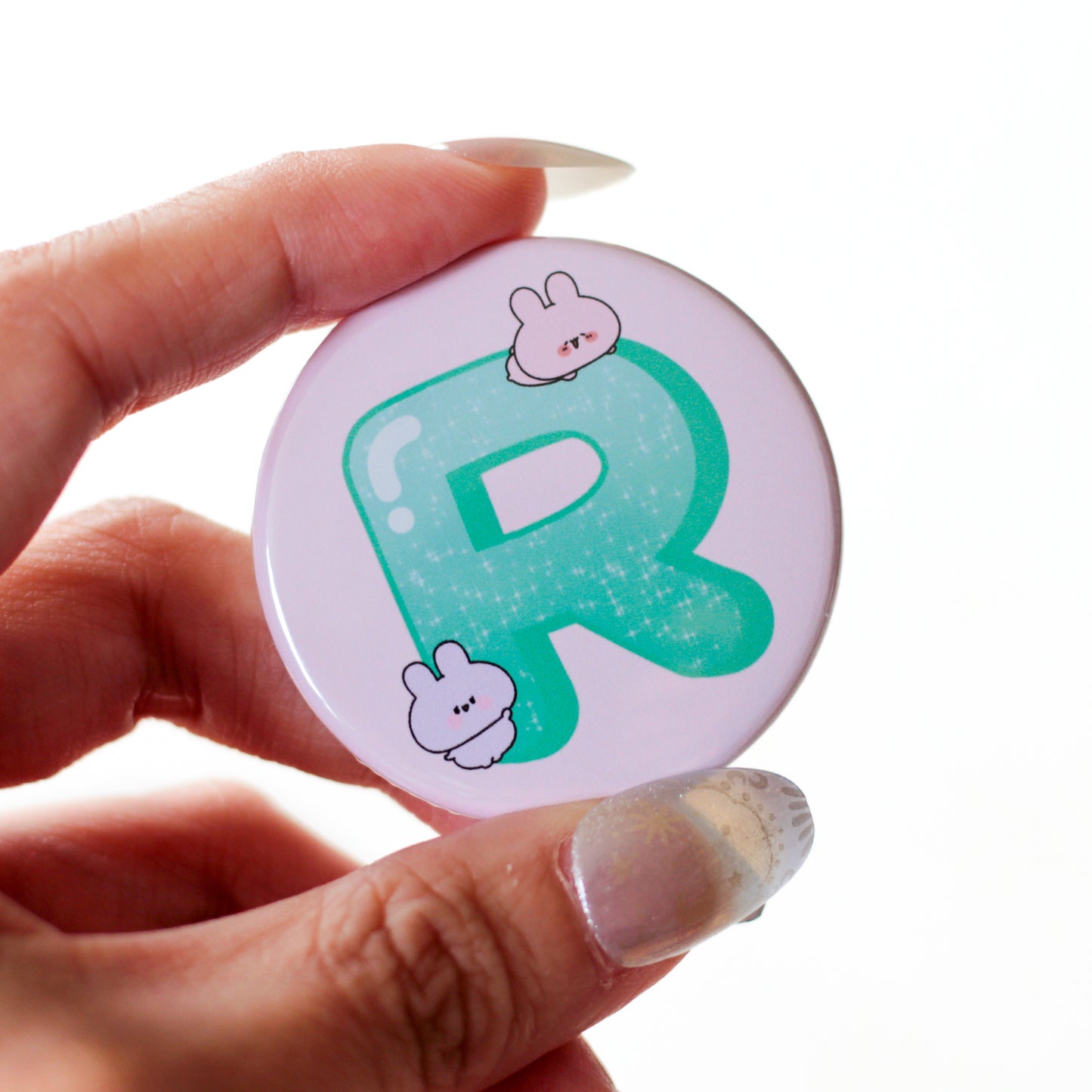 【あさみみちゃん】ASAMIMI ALPHABET♡缶バッジ【10月中旬発送】