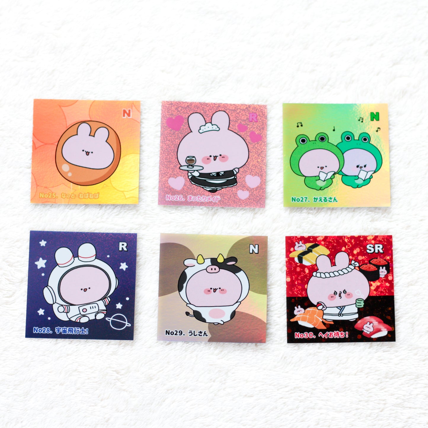 【あさみみちゃん】ランダムスクエアホロステッカー第5弾（全6種）