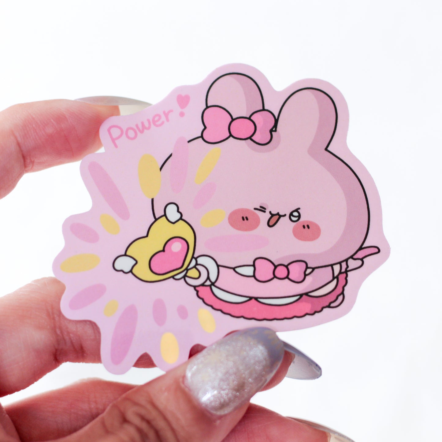 [ASAMIMICHAN] Magica Ragazza Asamimimi T-shirt (con adesivo) [Spedizione a metà ottobre]