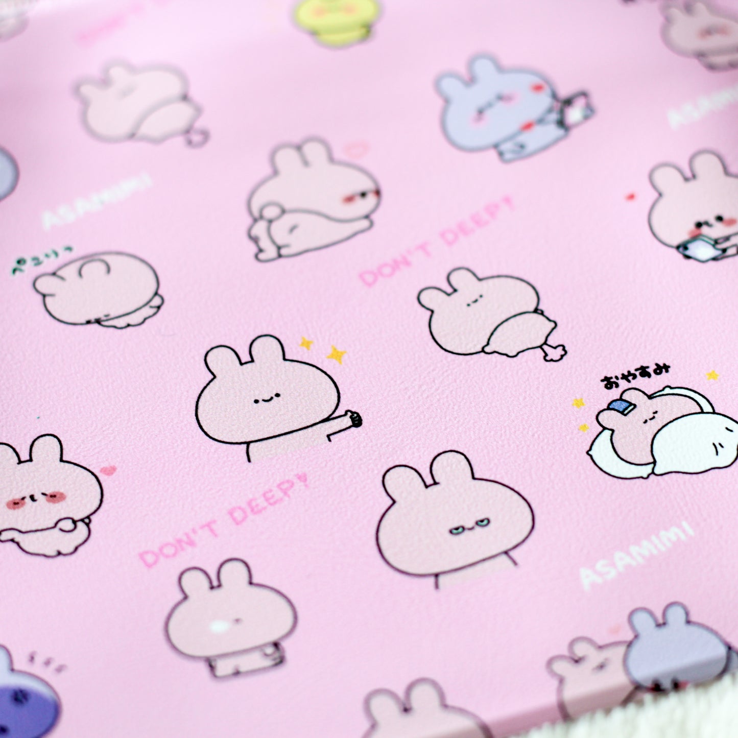 [ANEMIMICHAN] Pochette con cerniera trasparente a fantasia integrale [Spedizione a metà ottobre]