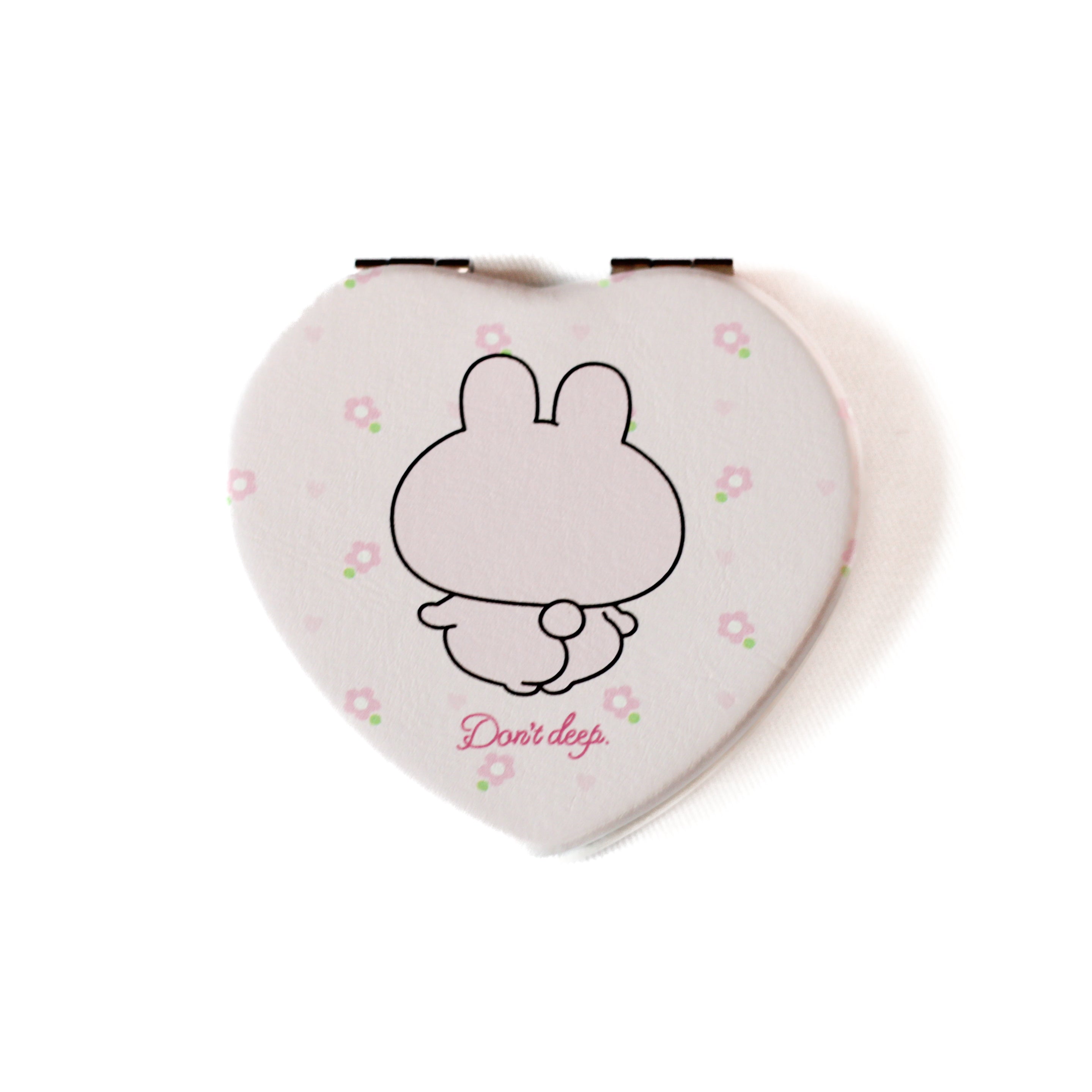 あさみみちゃん】ハートコンパクトミラー【11月中旬発送