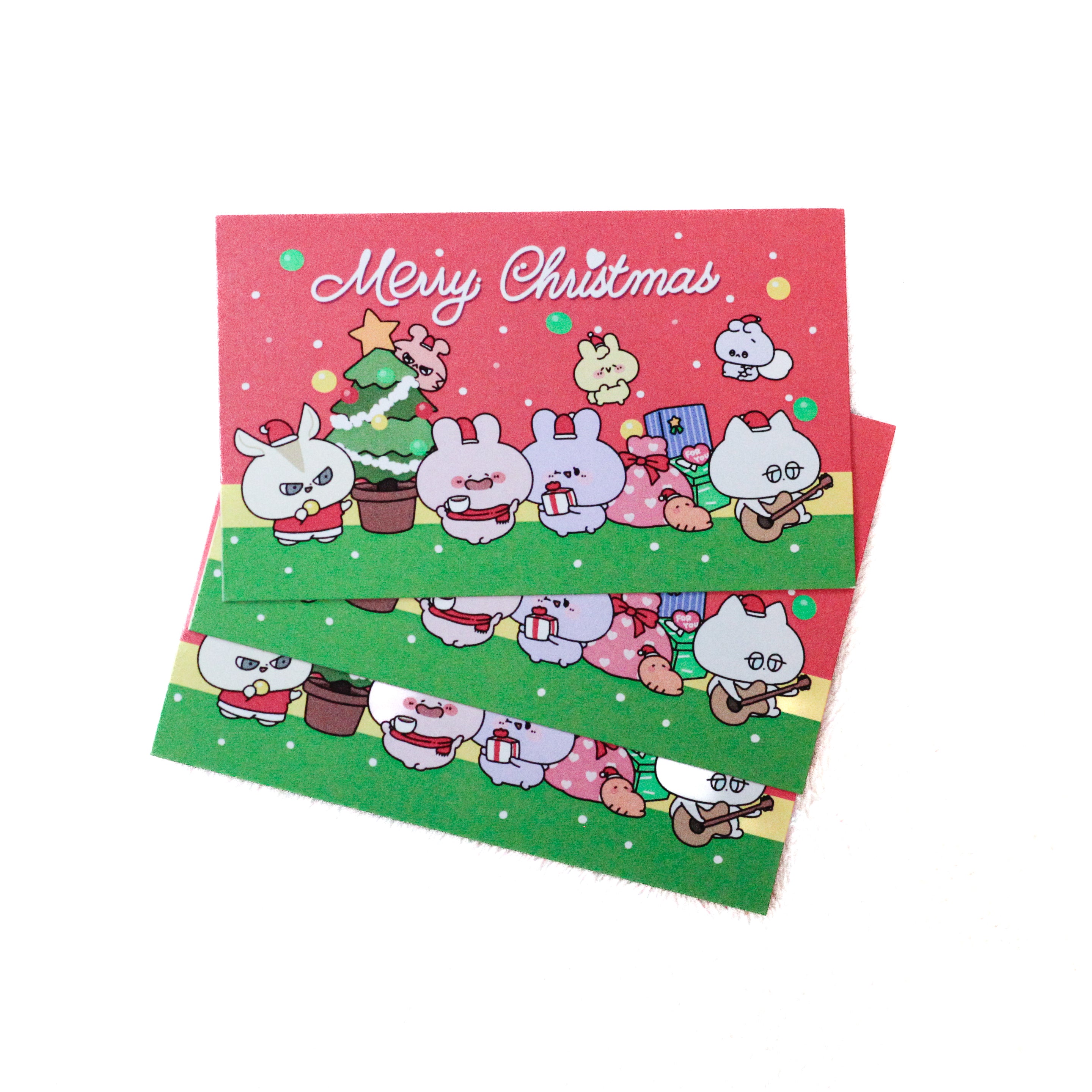 あさみみちゃん】クリスマスメッセージカード【12月中旬発送