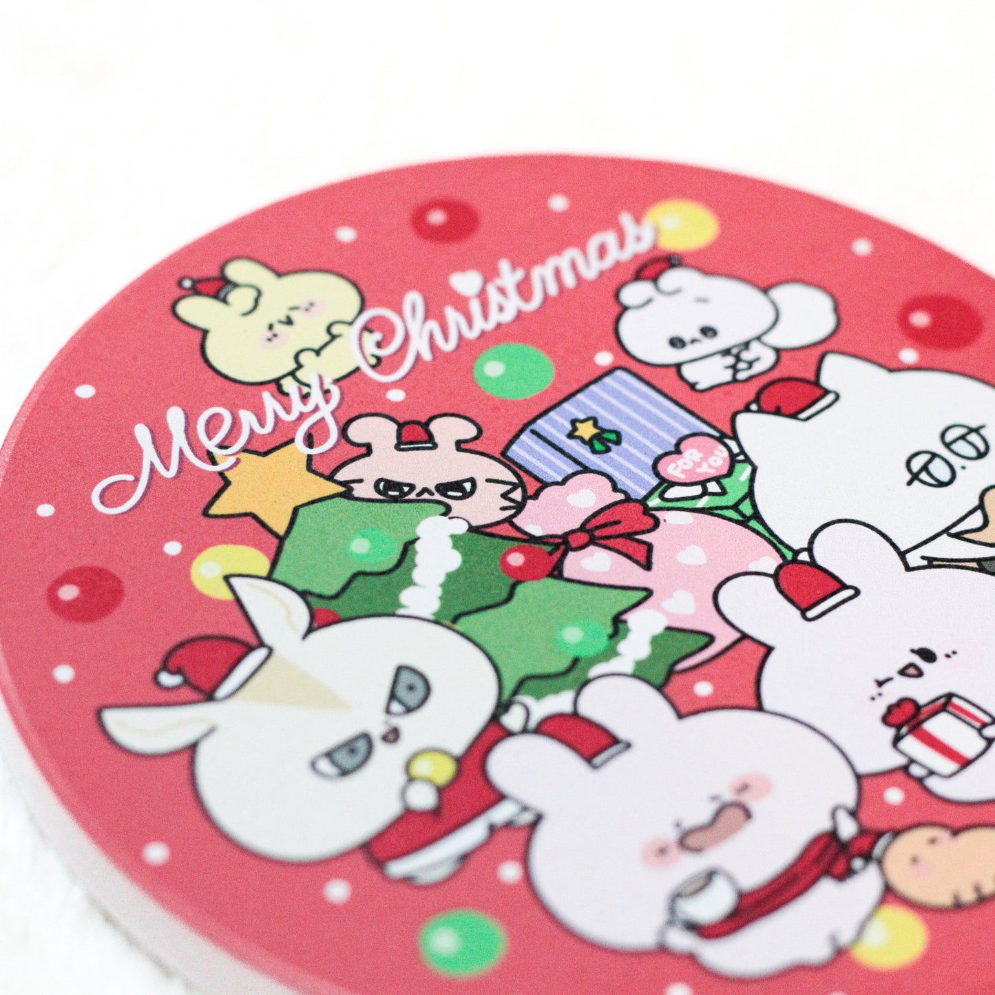 [ASAMIMICHAN] Diatomeenerde-Untersetzer (Weihnachten) [Versand Mitte Dezember]