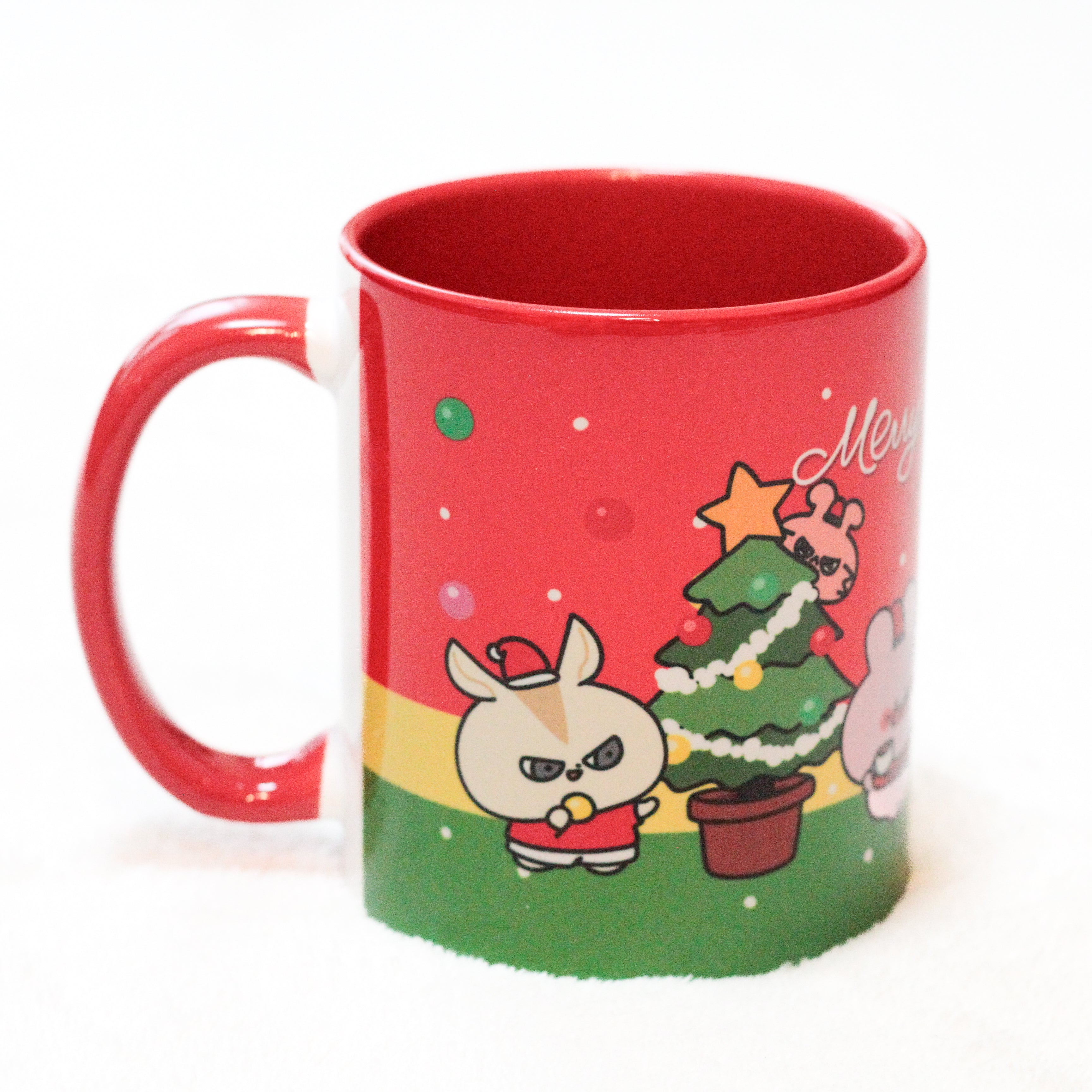 みいちゃんサイズ2 あさみみちゃん】バイカラーマグカップ（クリスマス）【12月中旬