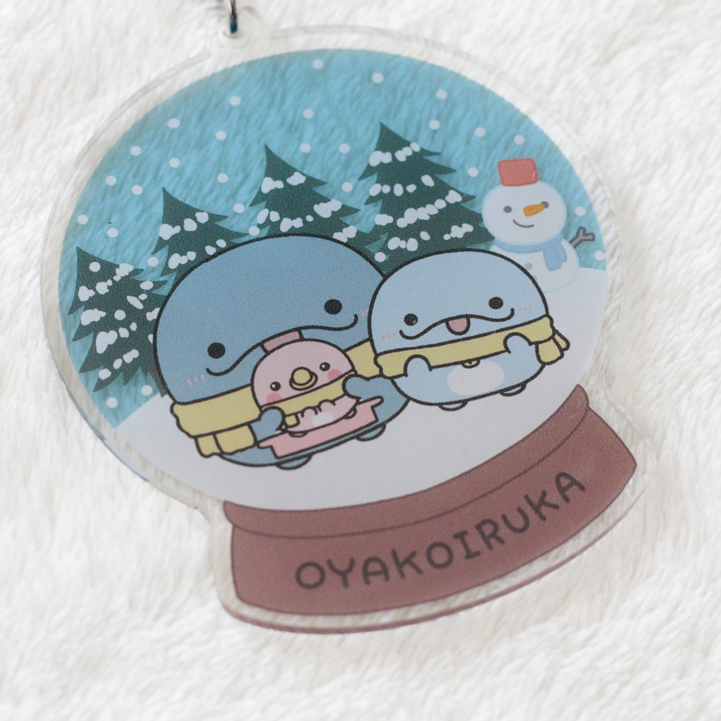 [OYAKOIRUKA] Schneekugel Acryl Schlüsselanhänger [Versand Mitte Dezember]