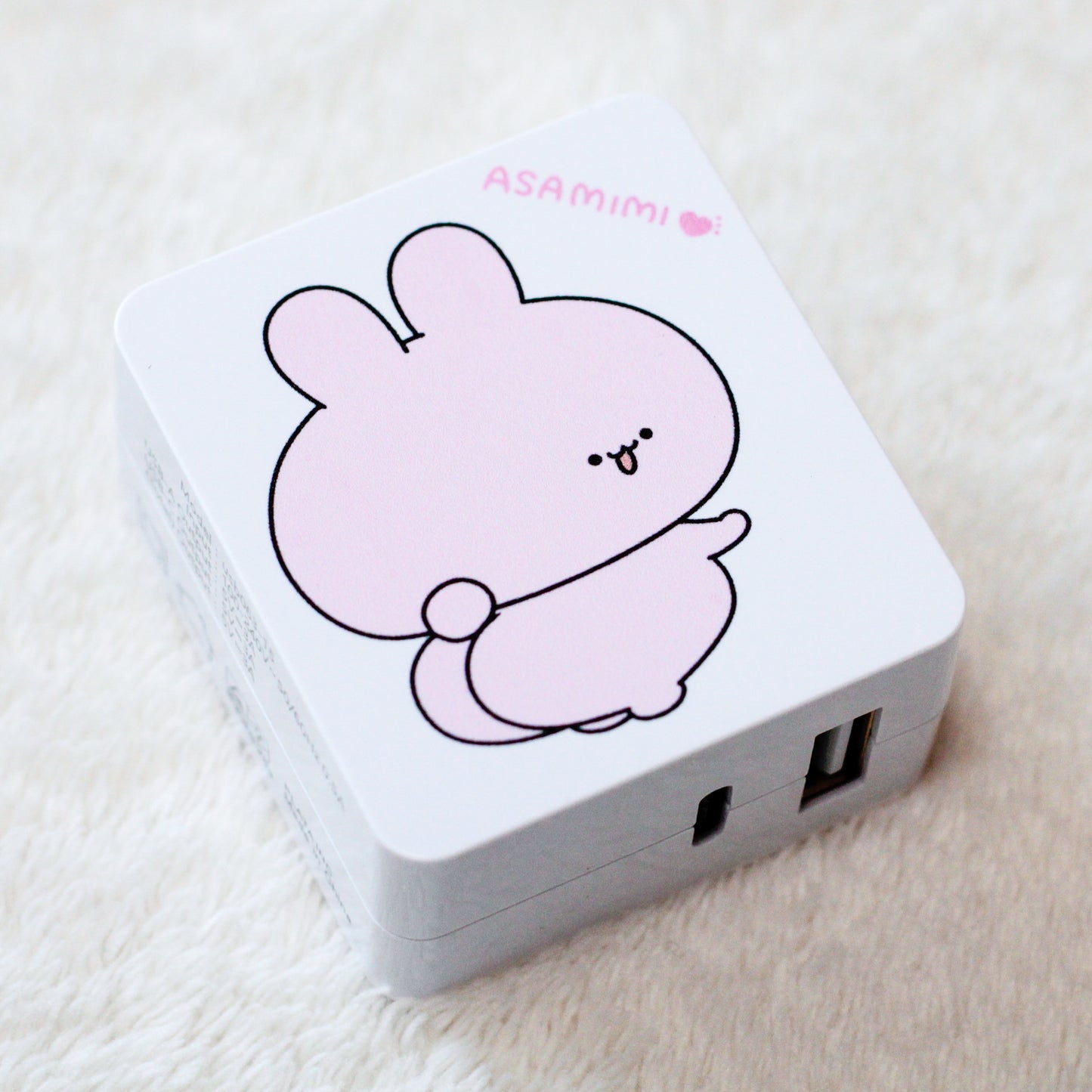 【あさみみちゃん】ACアダプタ（USB＋Type-C）【2月中旬発送】