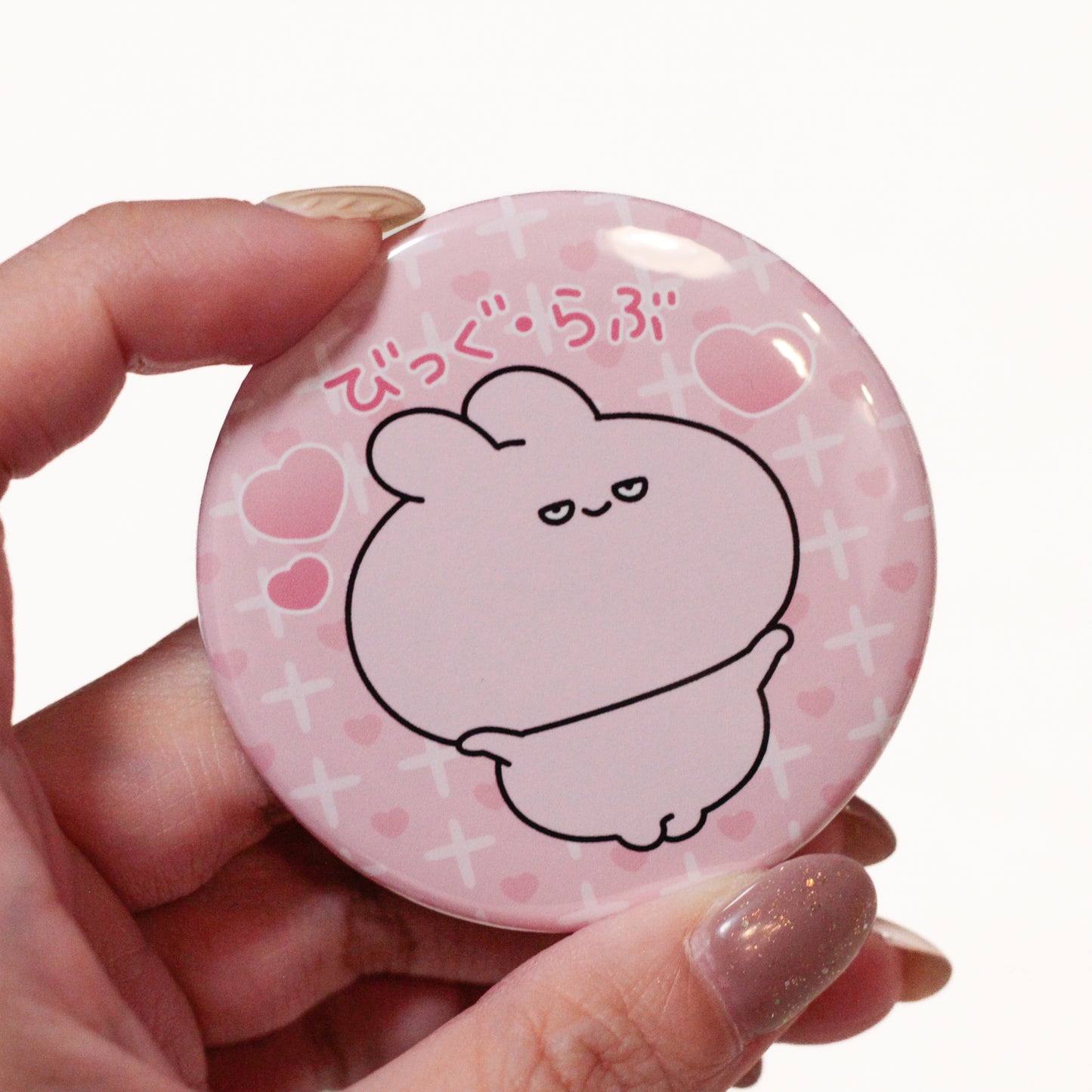 【あさみみちゃん】シークレットあり♪半目で愛を伝えるランダム缶マグネット（全3種）【2月中旬発送】