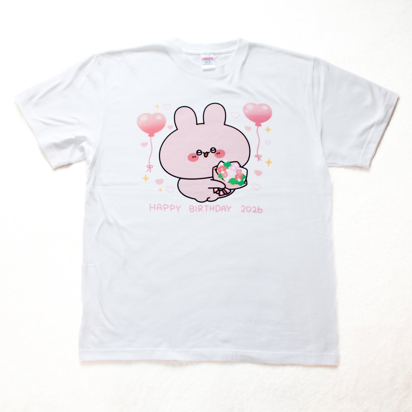 【あさみみちゃん】あさみみバースデー♡バースデーTシャツ【4月中旬発送】
