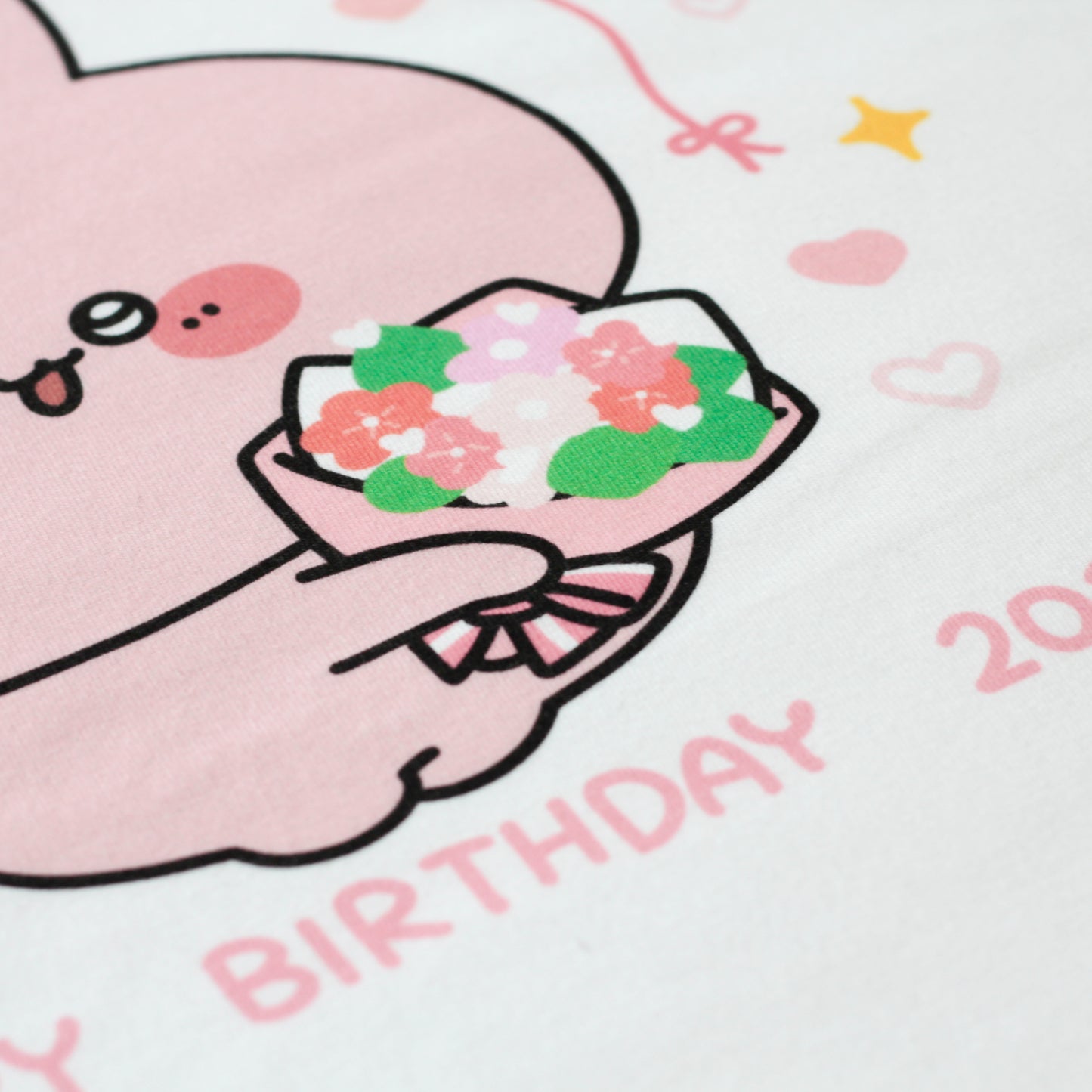 【あさみみちゃん】あさみみバースデー♡バースデーTシャツ【4月中旬発送】