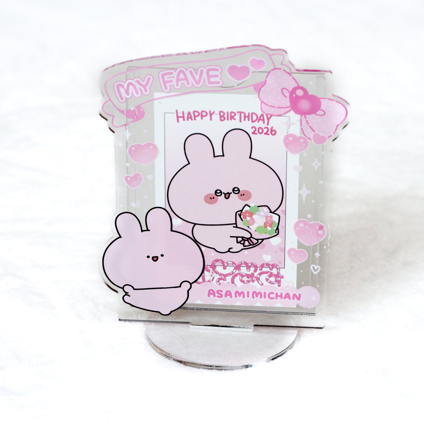 【あさみみちゃん】あさみみバースデー♡チェキスタンド（バースデーチェキ付き）【4月中旬発送】