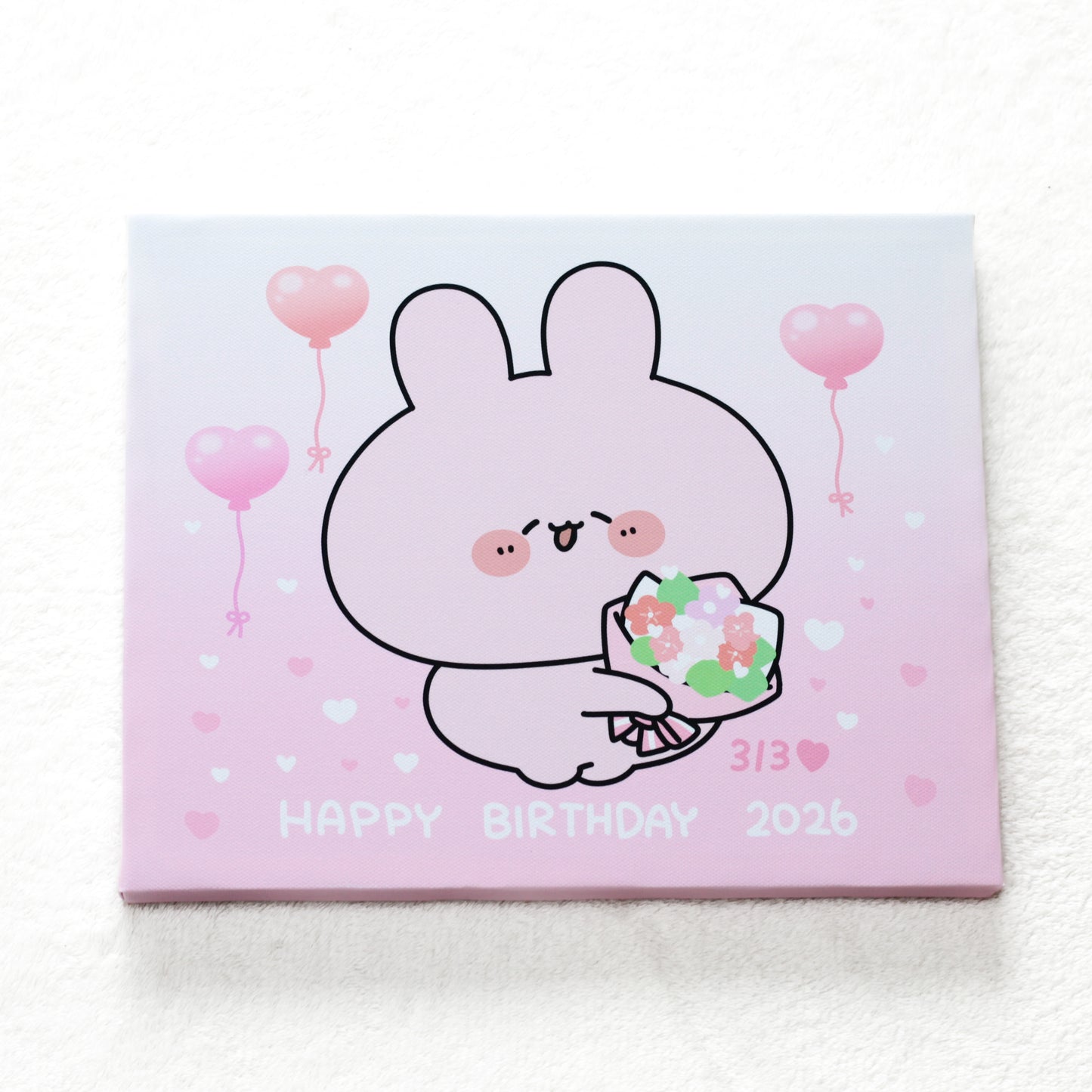 【あさみみちゃん】抽選で直筆サインが当たる❣️キャンバスアート【4月中旬発送】