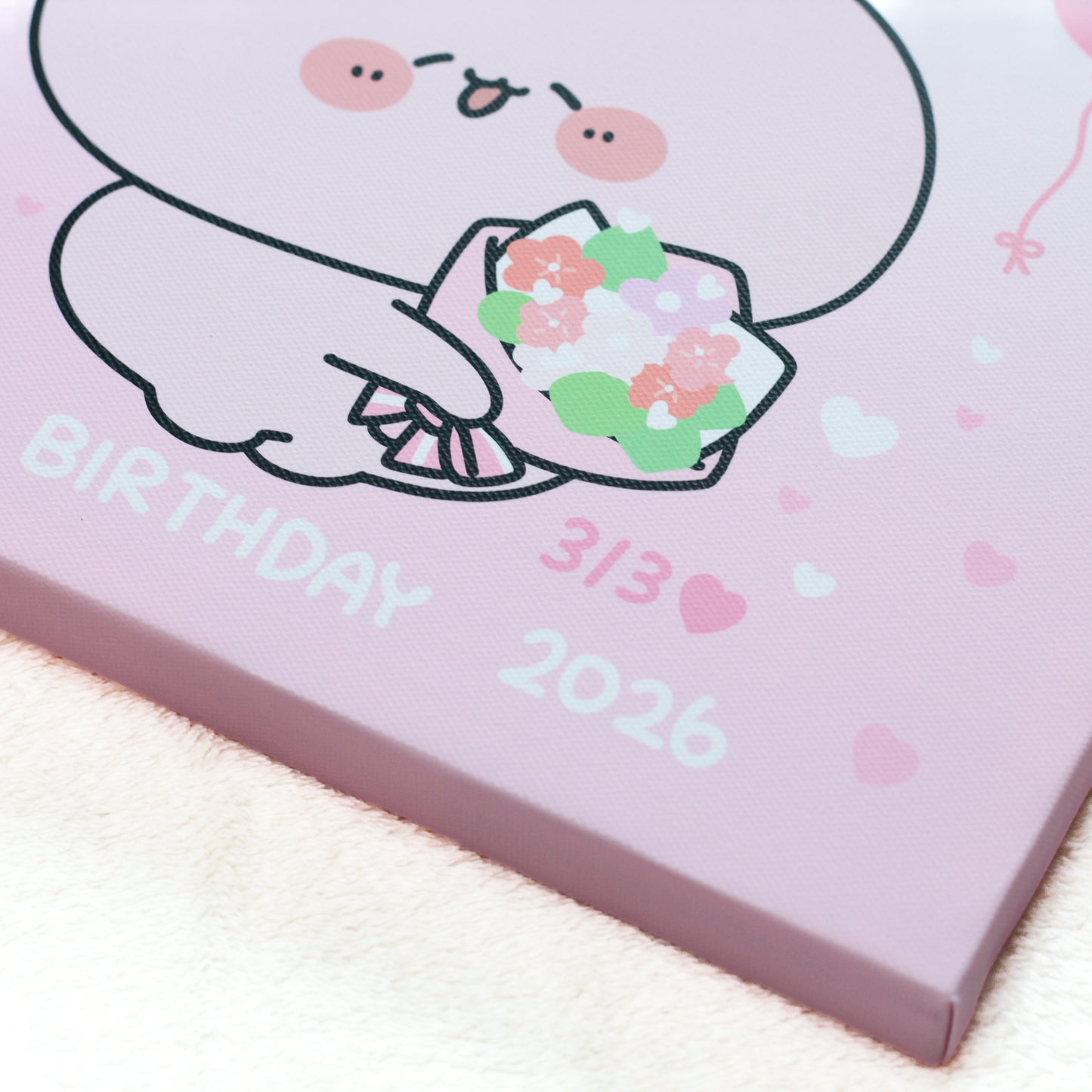 【あさみみちゃん】抽選で直筆サインが当たる❣️キャンバスアート【4月中旬発送】