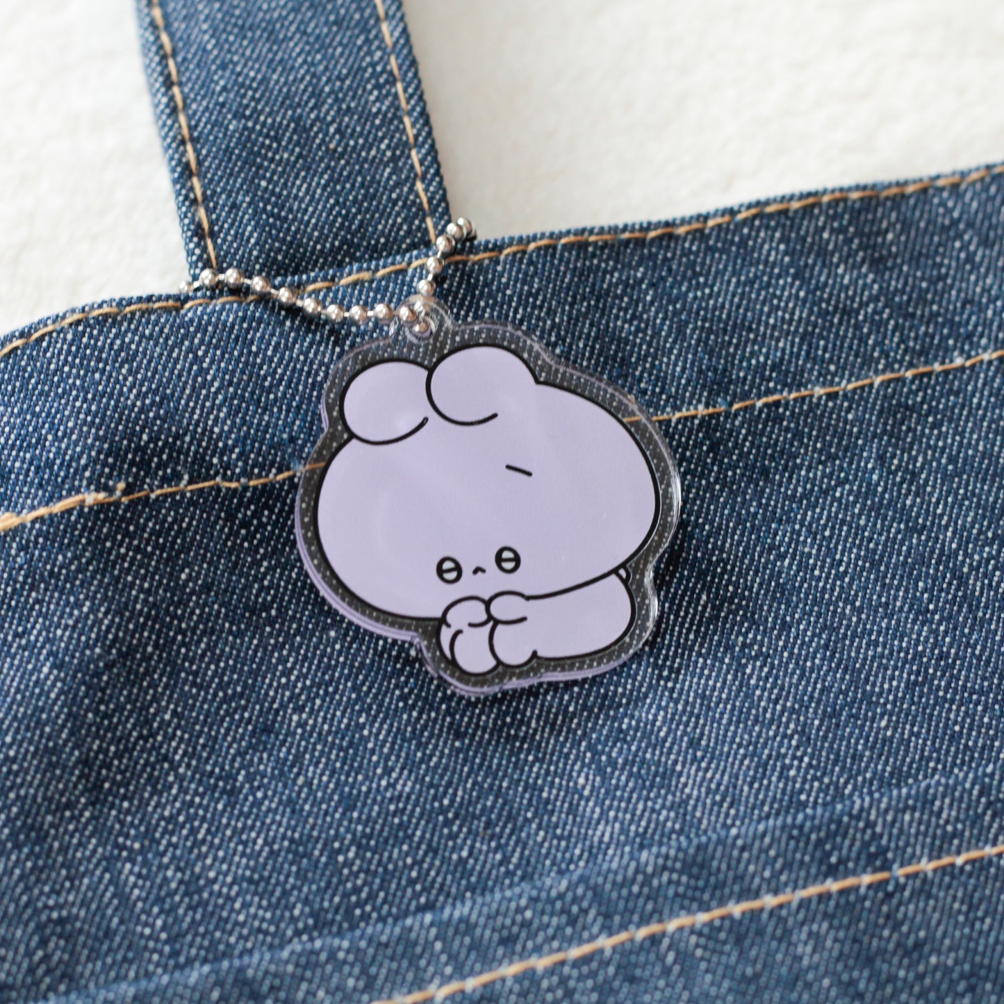 [ASAMIMICHAN] Célébration nouvelle peluche ♡ Set complet de porte-clés acryliques [Expédition mi-avril]