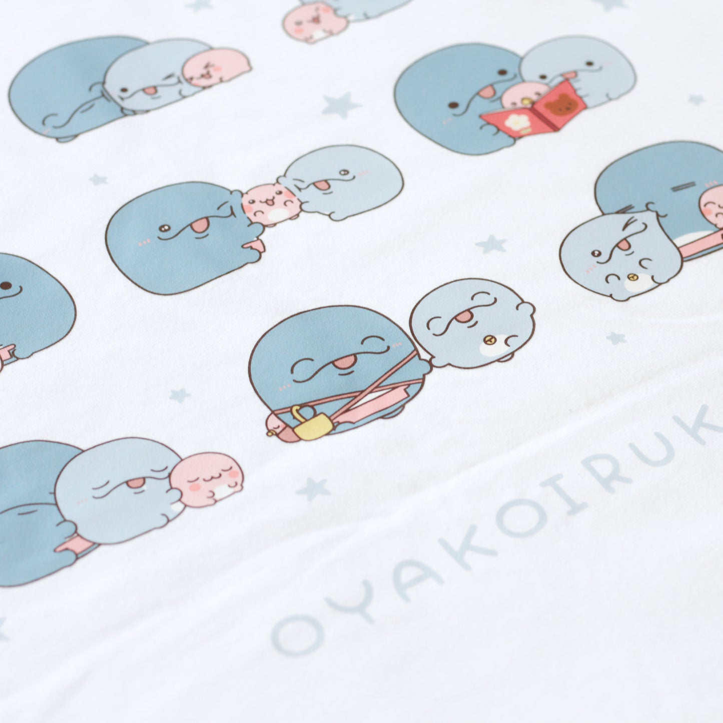 [OYAKOIRUKA] 刺繡&印花雙面T恤 [5月下旬出貨]