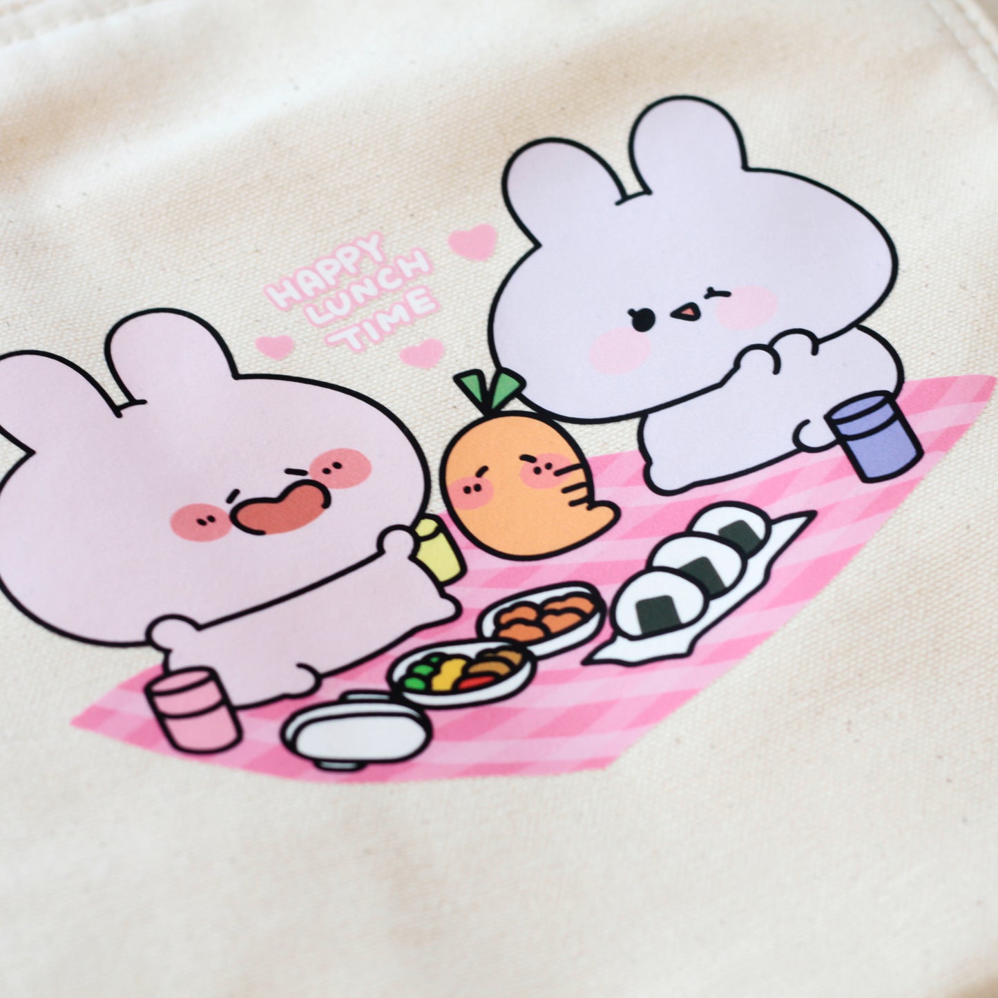 [ASAMIMICHAN] Tote bag isotherme carré en toile [Expédition fin mai]