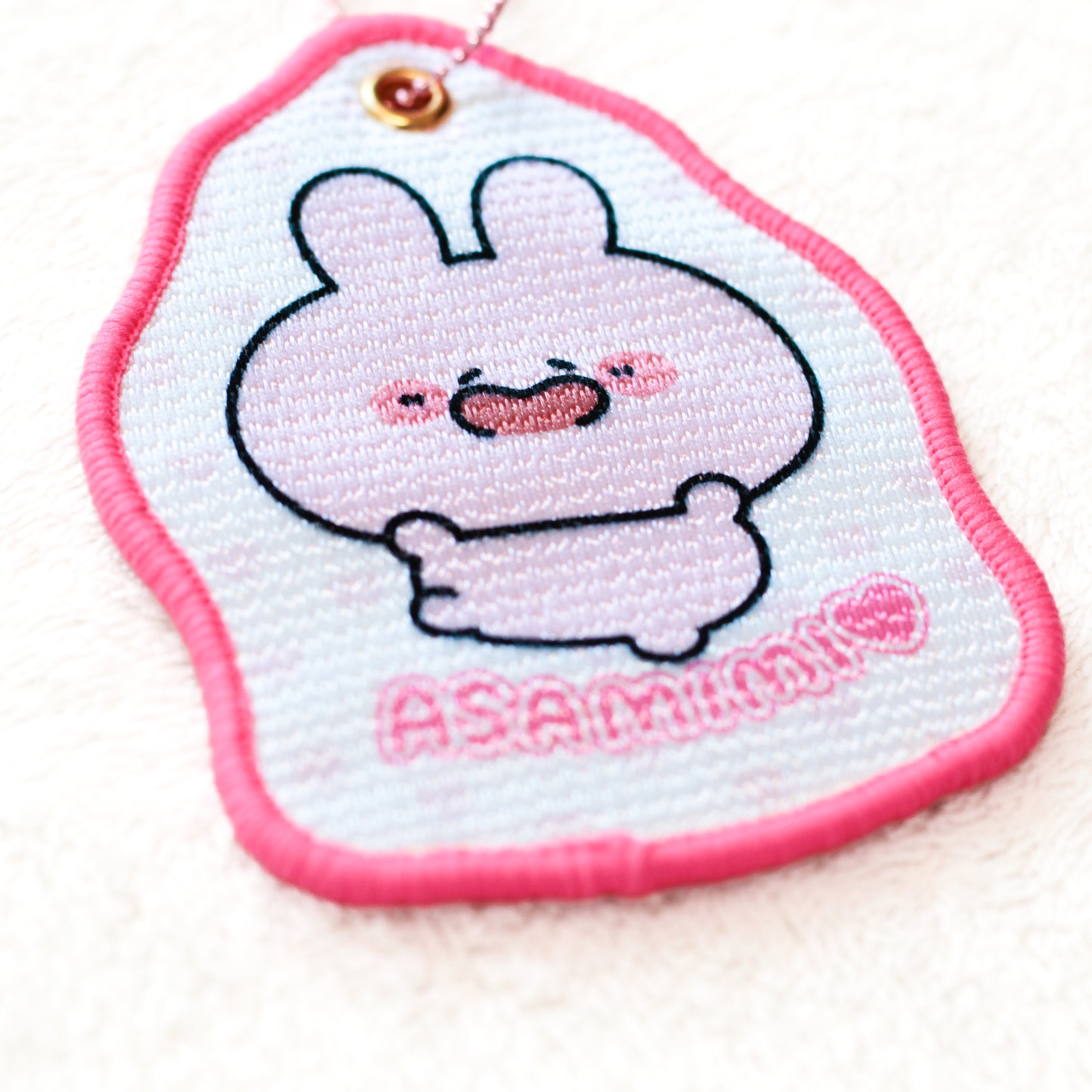 【あさみみちゃん】ワッペンキーチェーン【5月下旬発送】