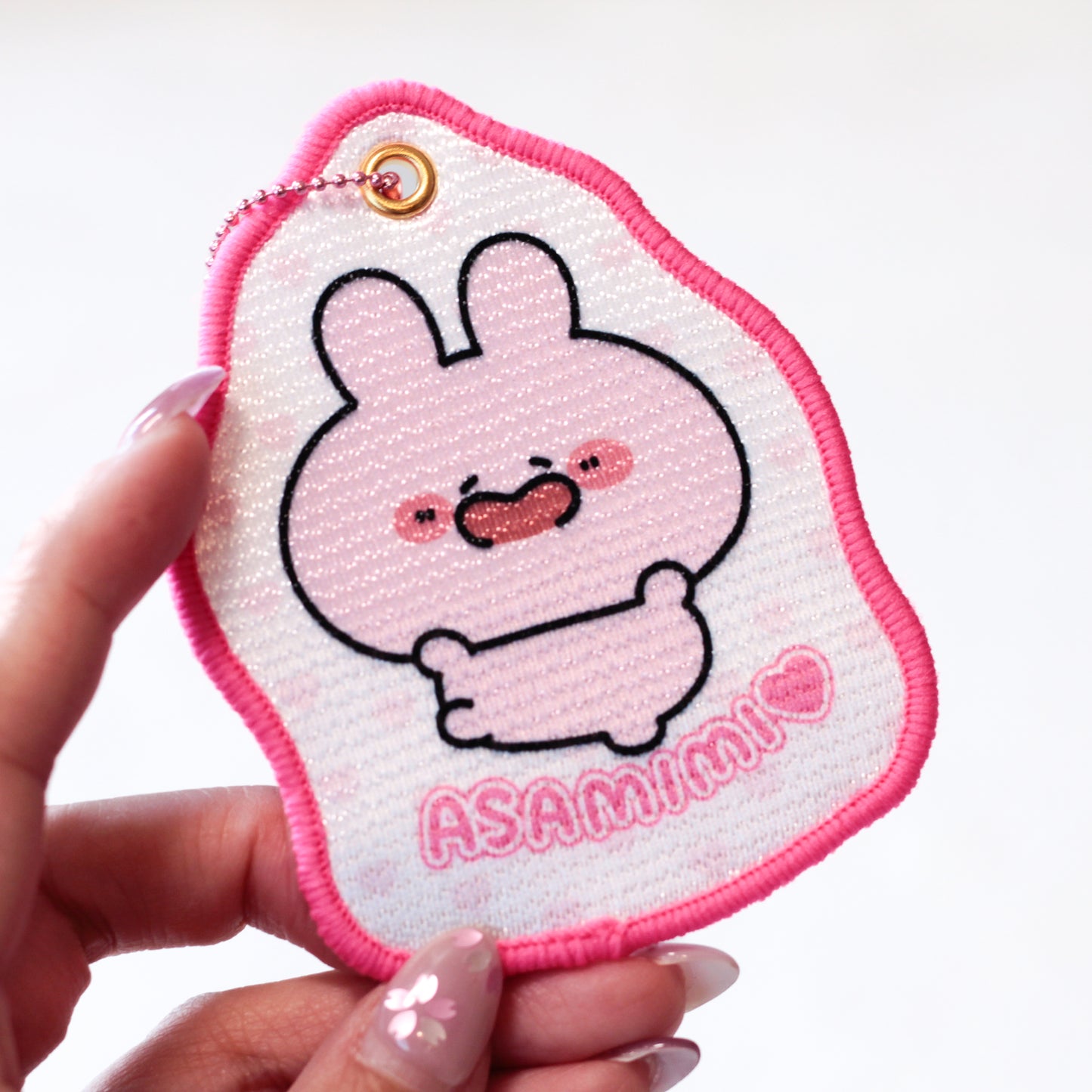 【あさみみちゃん】ワッペンキーチェーン【5月下旬発送】