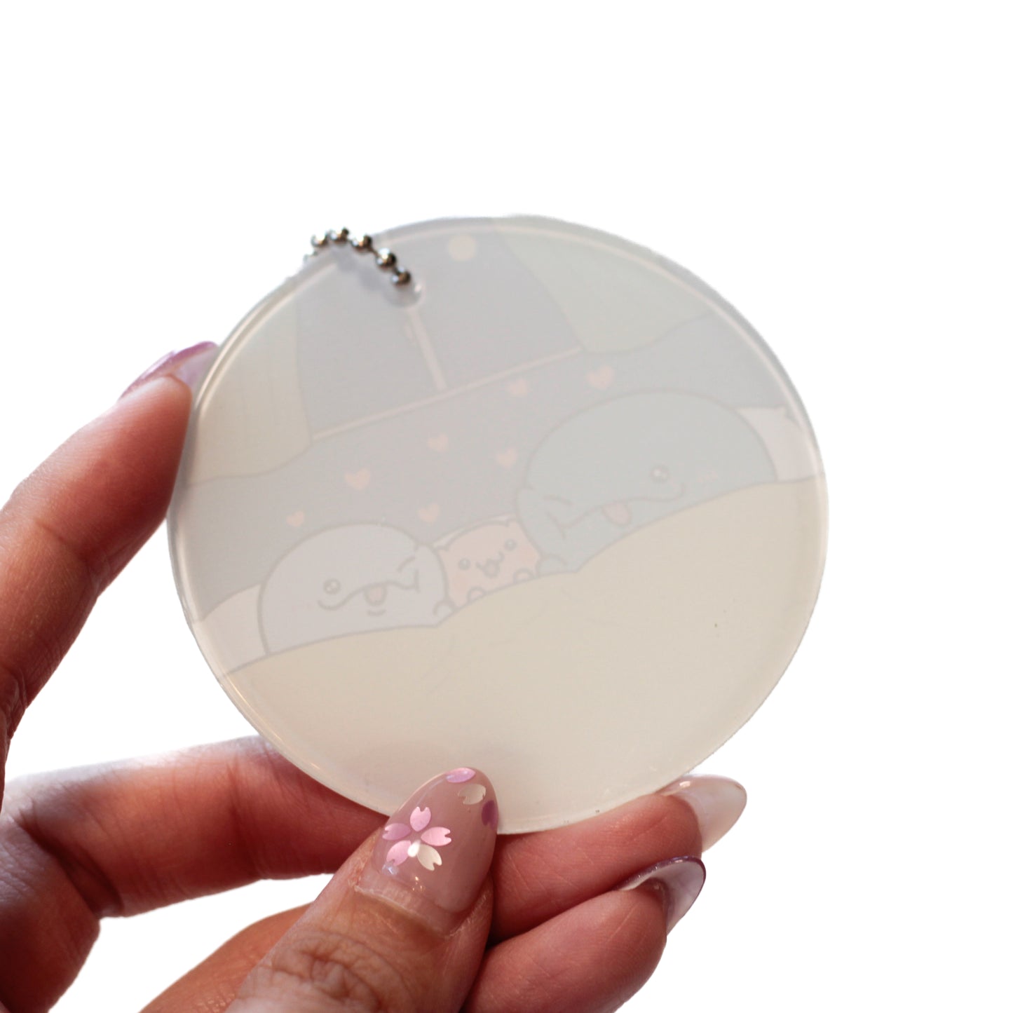 【親子イルカ】やわらかクリアチャーム【5月下旬発送】