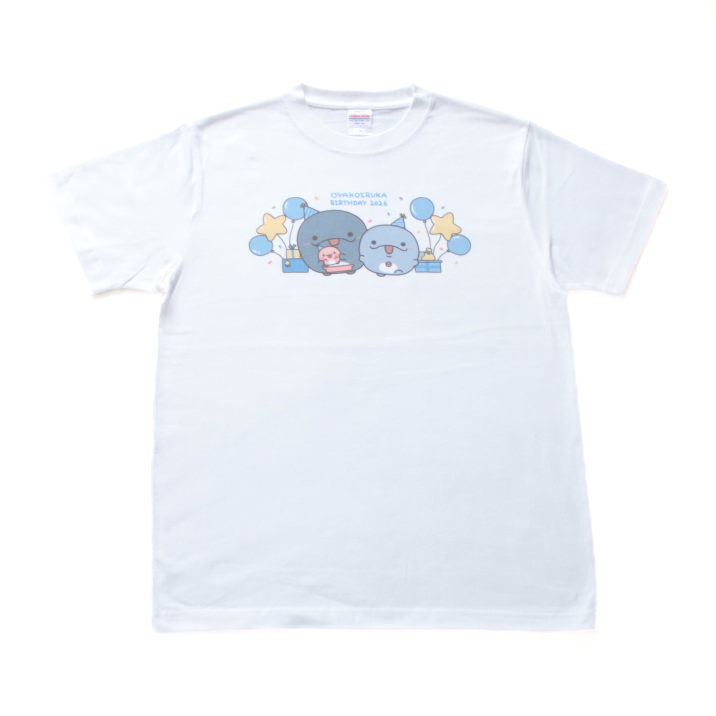 【親子イルカ】親子イルカバースデー♪Tシャツ【6月下旬発送】