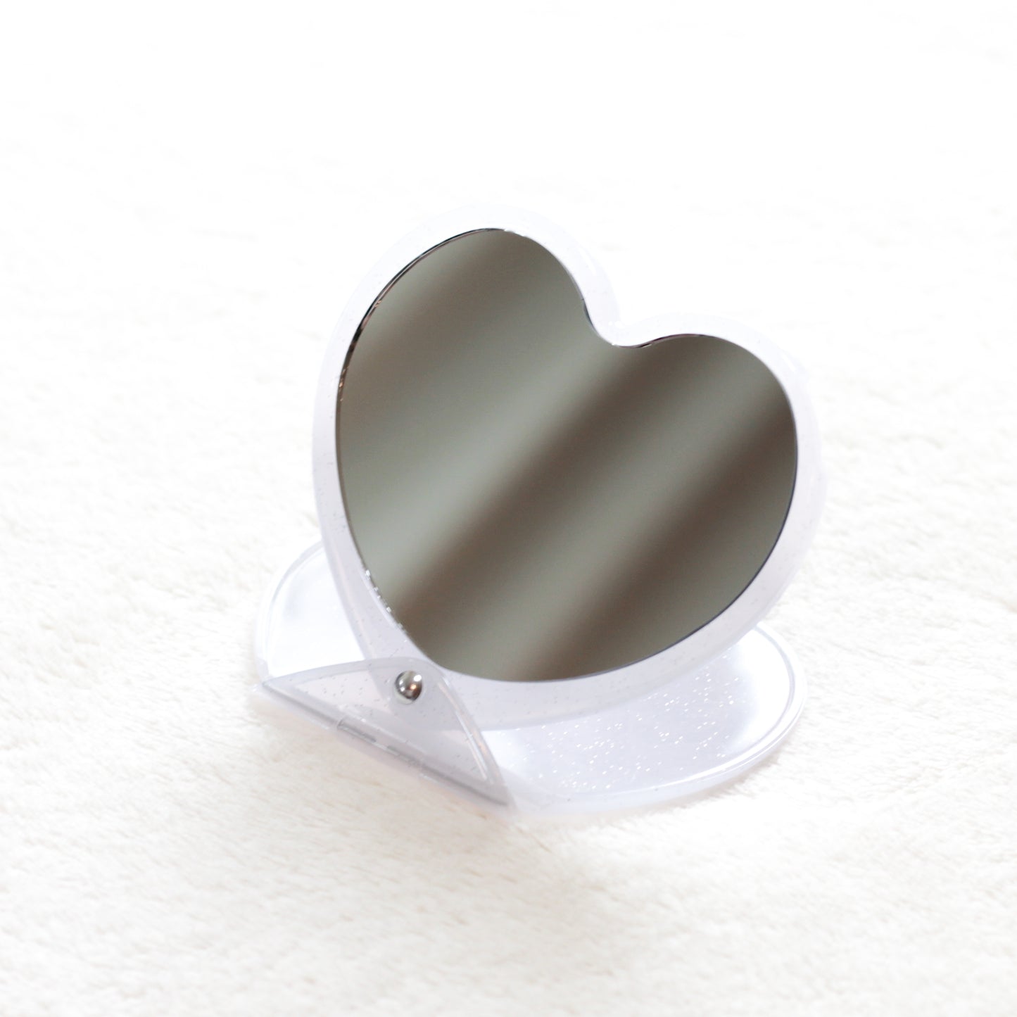 [ASAMIMICHAN] Glitter Heart Slide Mirror [Shipping in late-June]