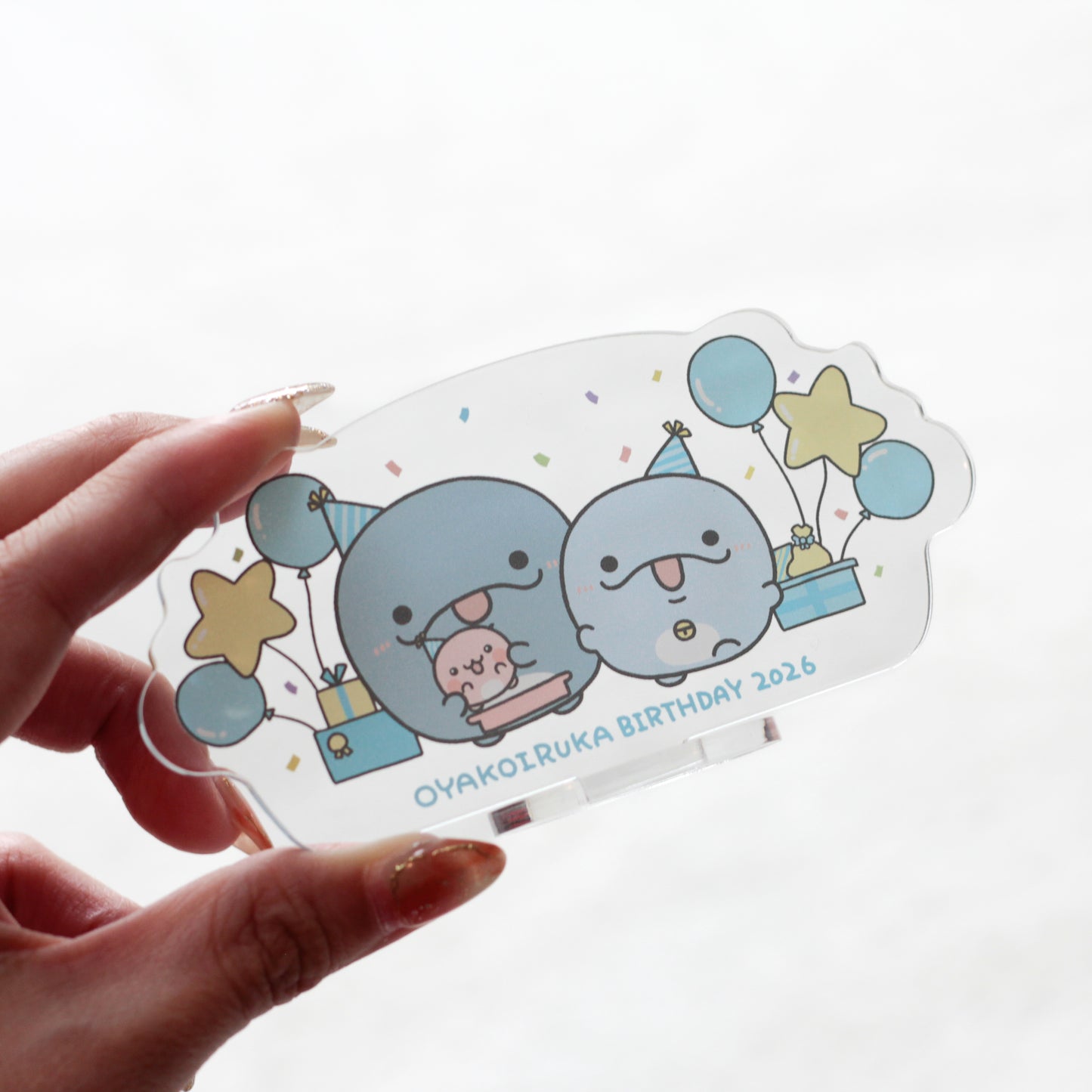 【親子イルカ】親子イルカバースデー♪アクスタ【6月下旬発送】