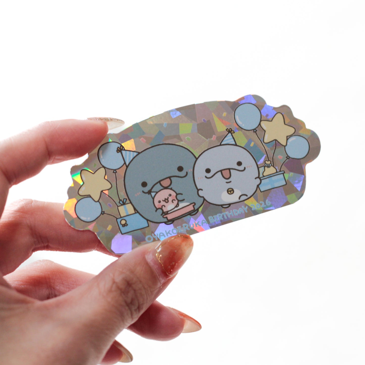 【親子イルカ】選べる！チェキ風アクキー（全2種）【6月下旬発送】