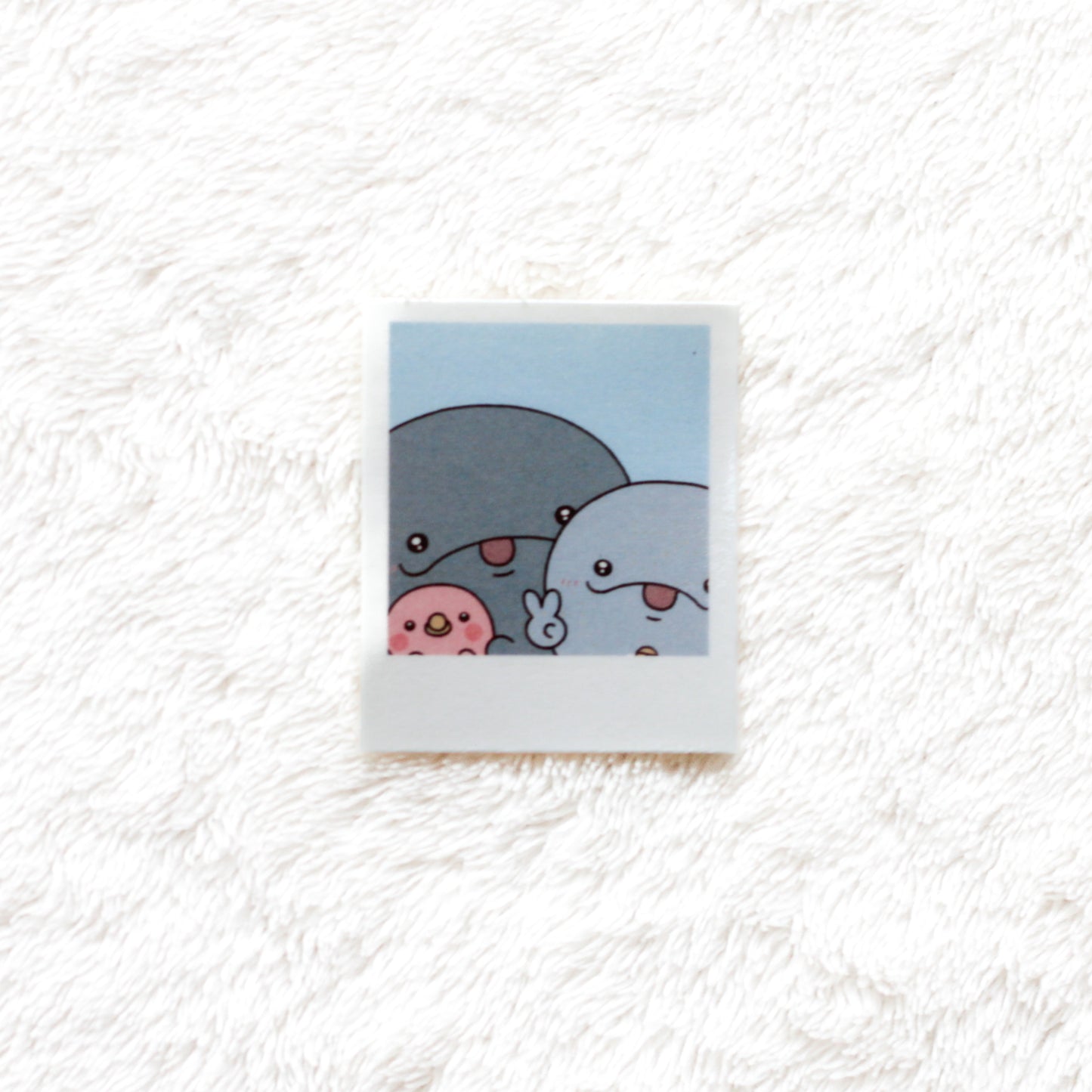 [OYAKOIRUKA] Random instax-style sticker complete set with secret♪ (4 types total) [Shipping in late-June]
