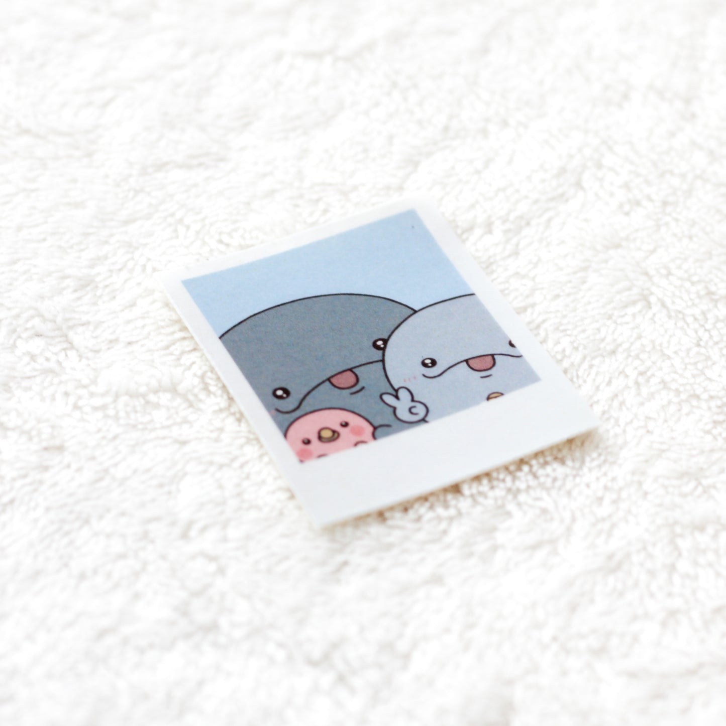 [OYAKOIRUKA] Random instax-style sticker complete set with secret♪ (4 types total) [Shipping in late-June]