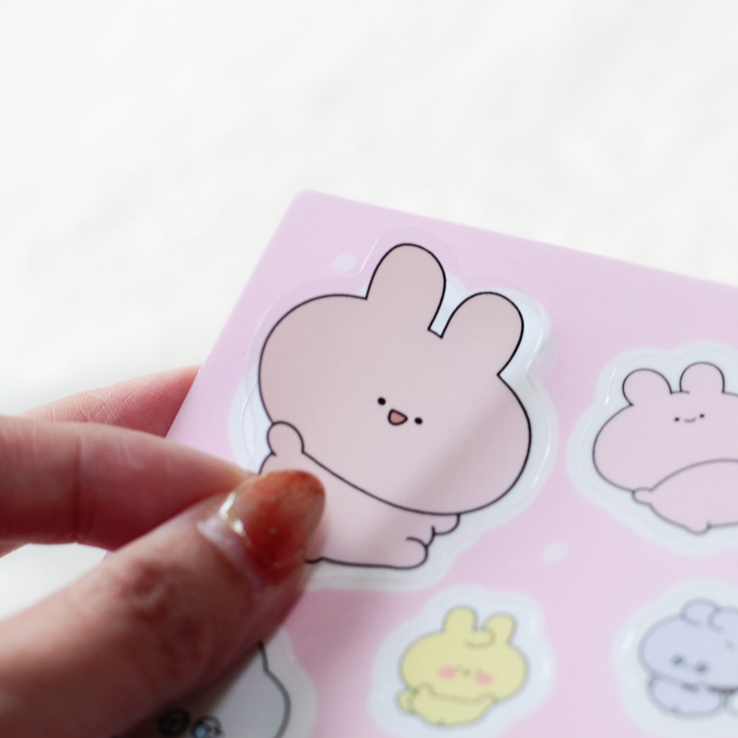 [ASAMIMICHAN] Stickers transparents [Expédition fin juin]