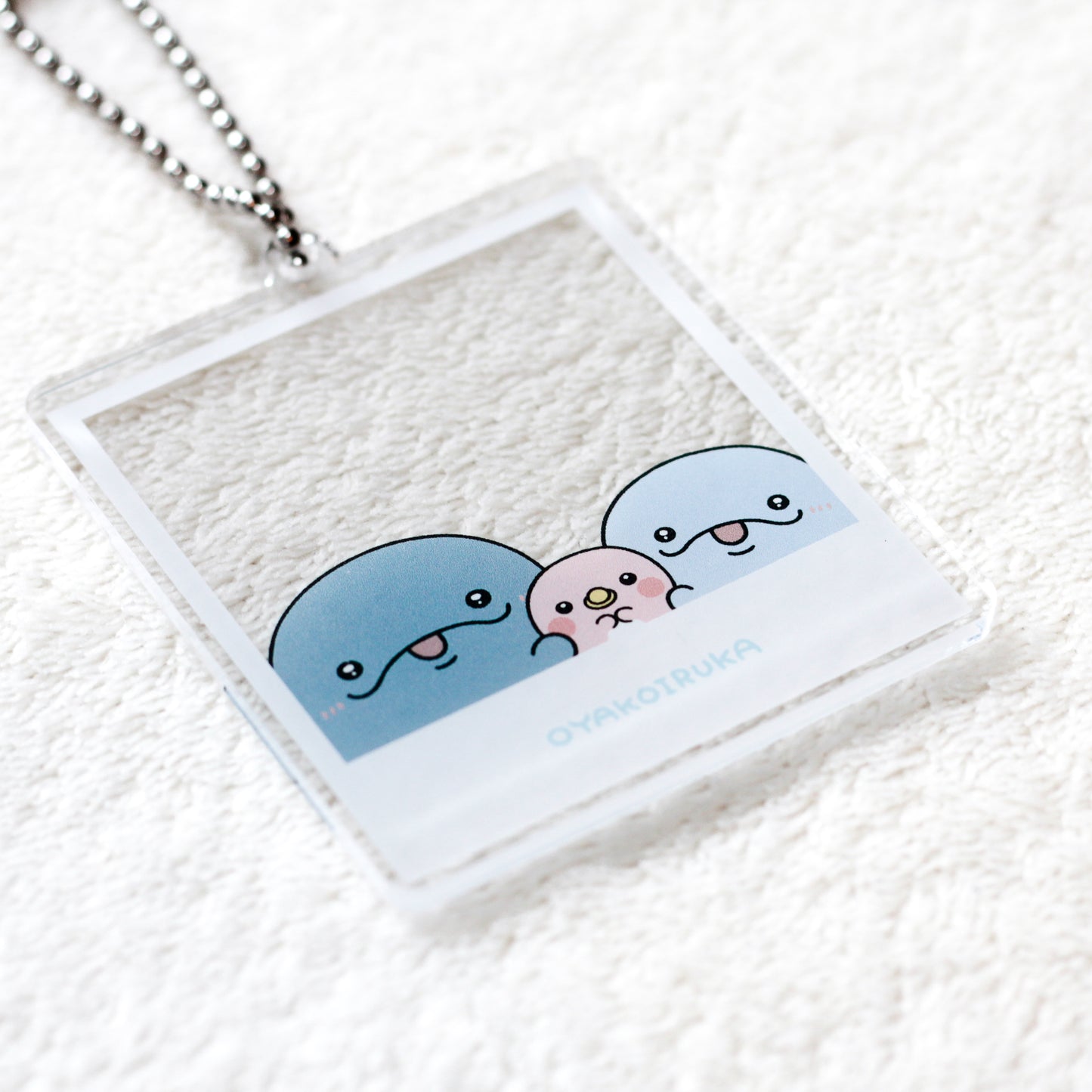 【親子イルカ】選べる！チェキ風アクキー（全2種）【6月下旬発送】