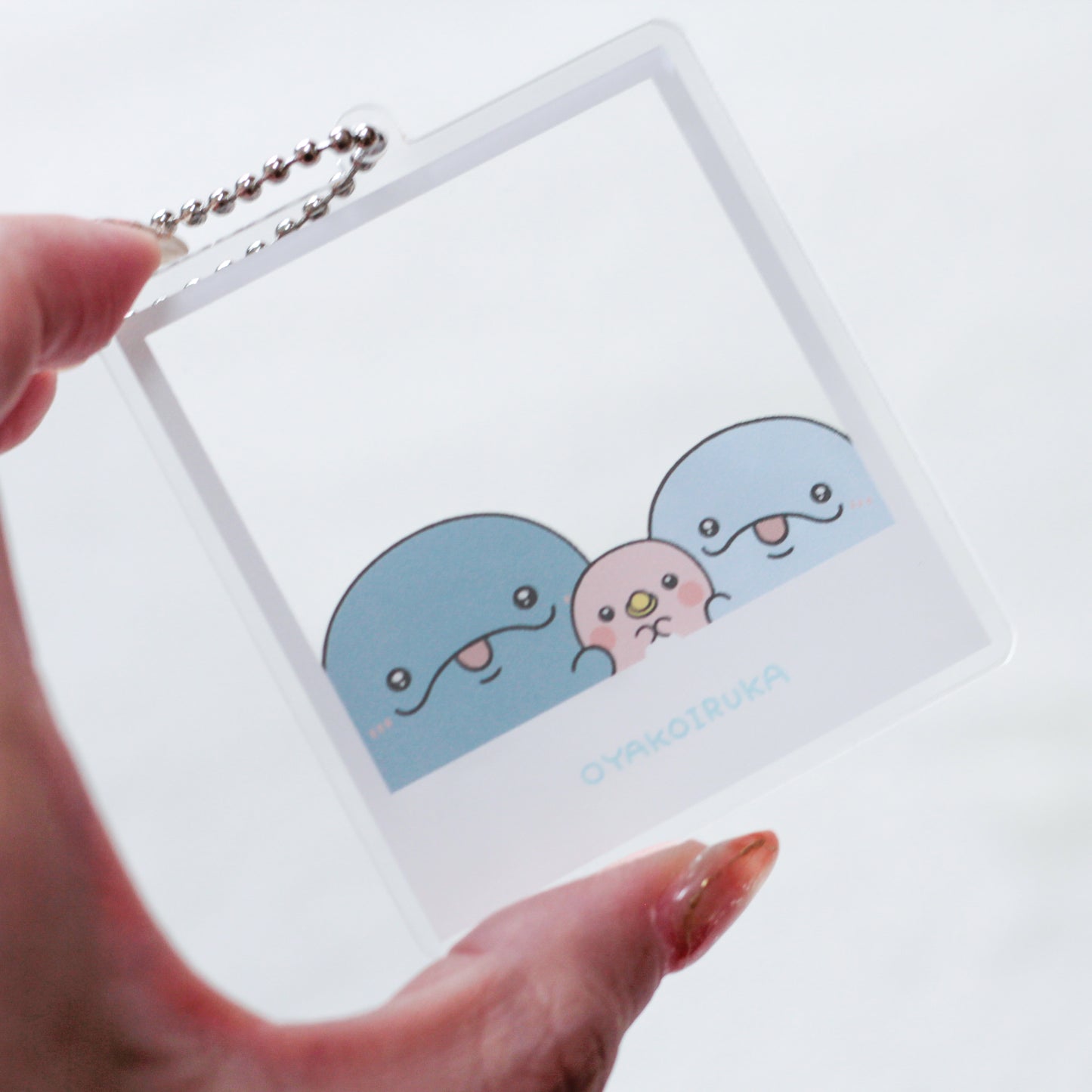 【親子イルカ】選べる！チェキ風アクキー（全2種）【6月下旬発送】