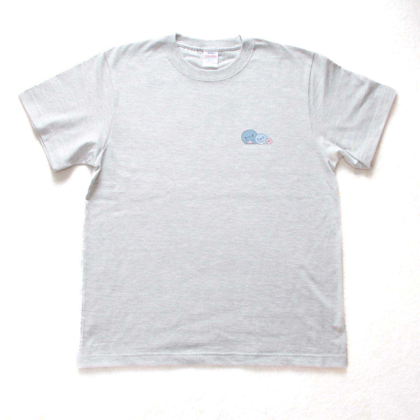 【親子イルカ】両面プリントTシャツ【7月下旬発送】