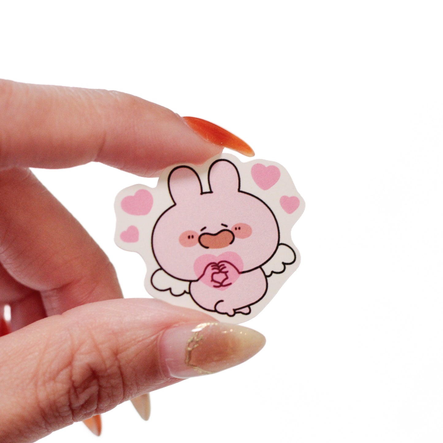 【あさみみちゃん】フレークシール（あさみみちゃん 愛されたいスタンプ）【8月下旬発送】