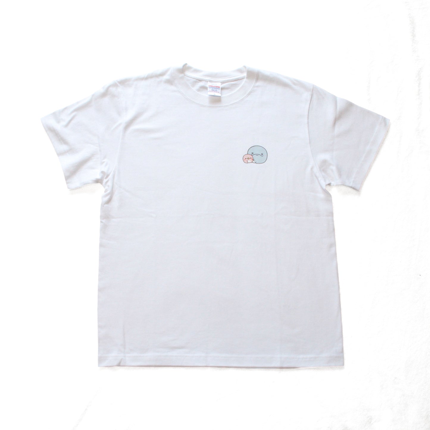 【親子イルカ】ワンポイントプリントTシャツ【9月下旬発送】
